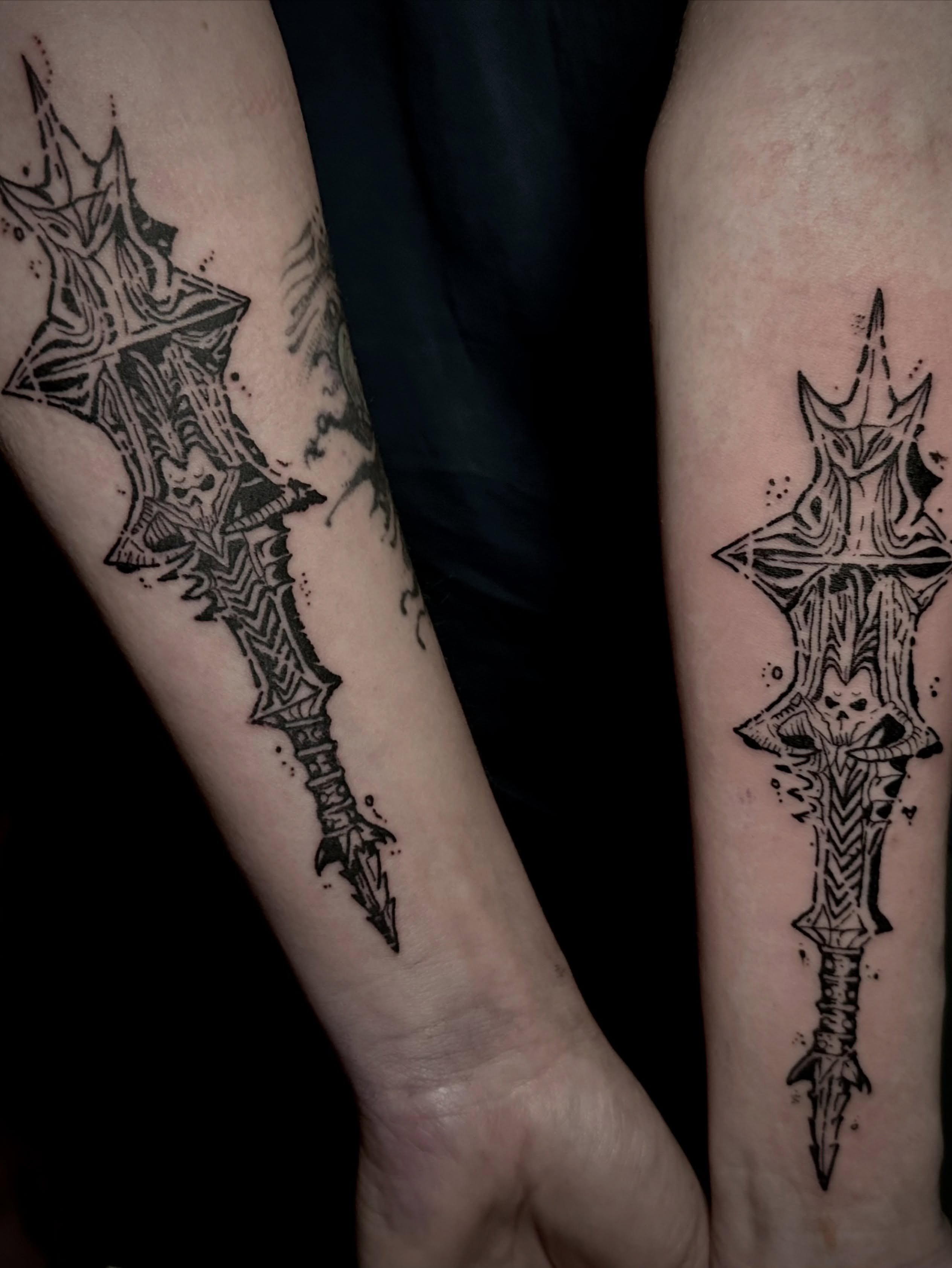 Tattoo by @crow_durany_art — black_and_grey