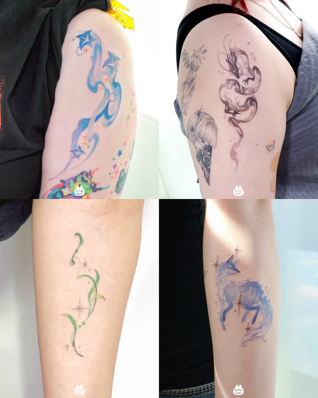Tattoo by @tattoo_hazi — watercolor