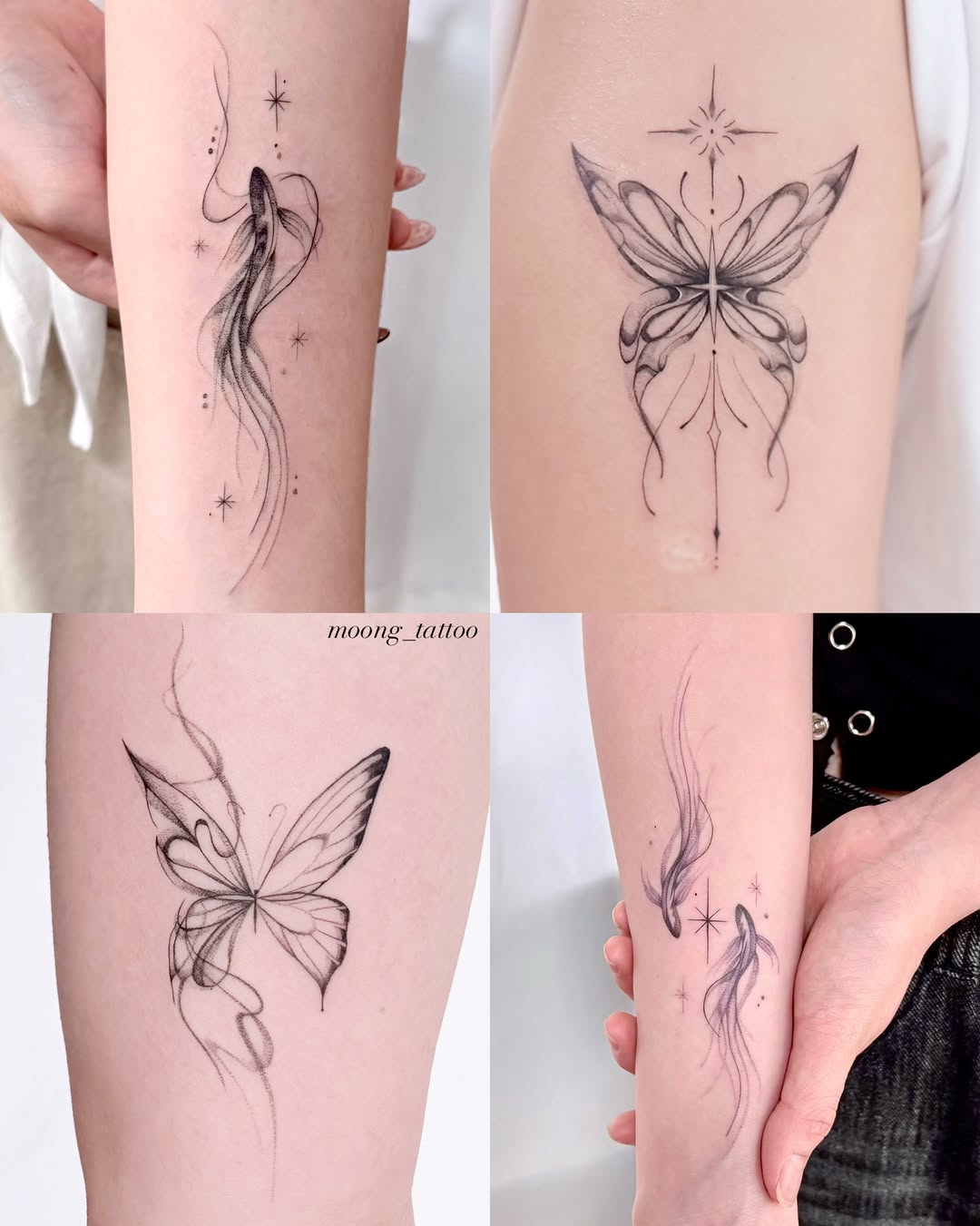 Tattoo by @moong_tattoo — black_and_grey
