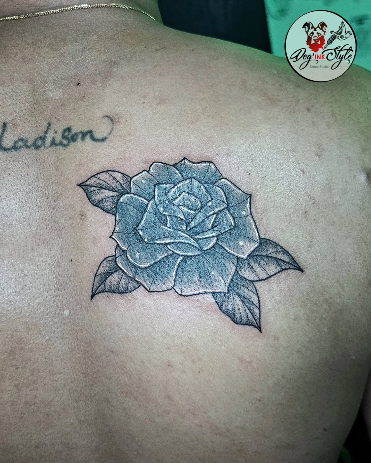 Tattoo by @dog_ink_style β black_and_grey