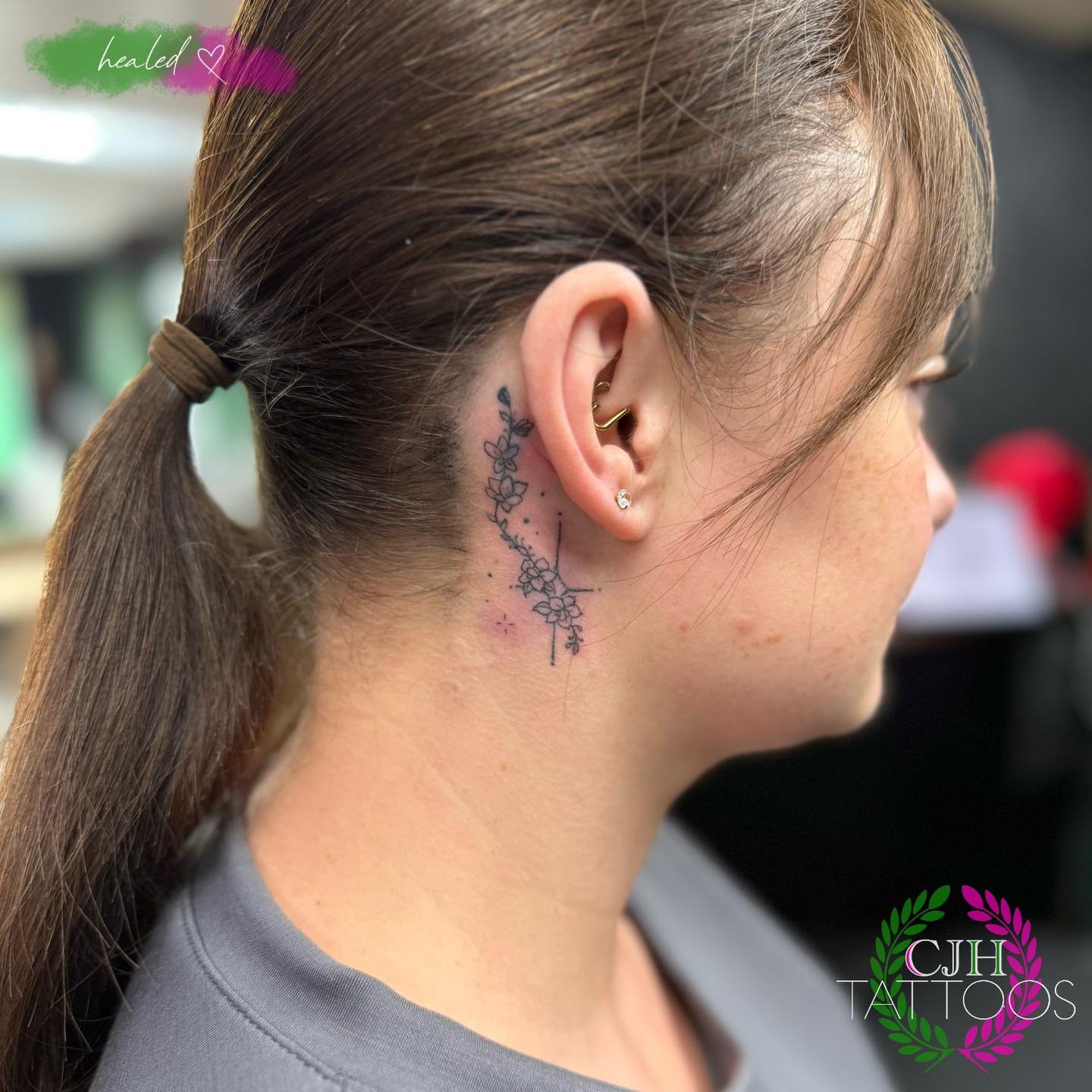 Tattoo by @cjhtattoos — dotwork
