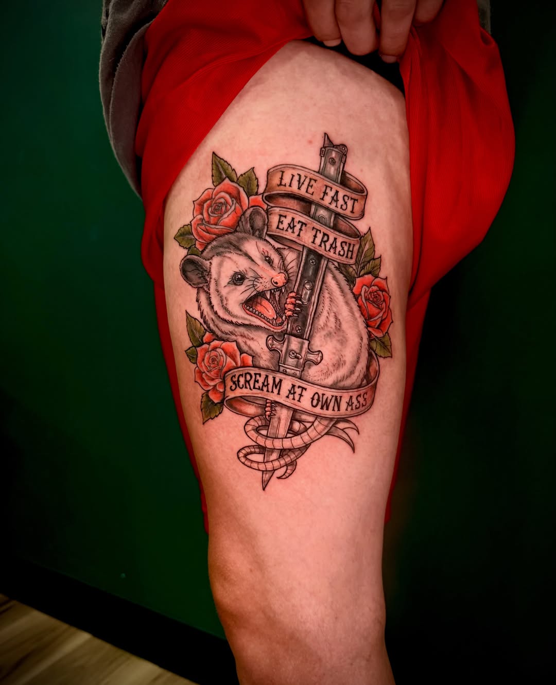 Tattoo by @dtf.tattoos — american_traditional, realism