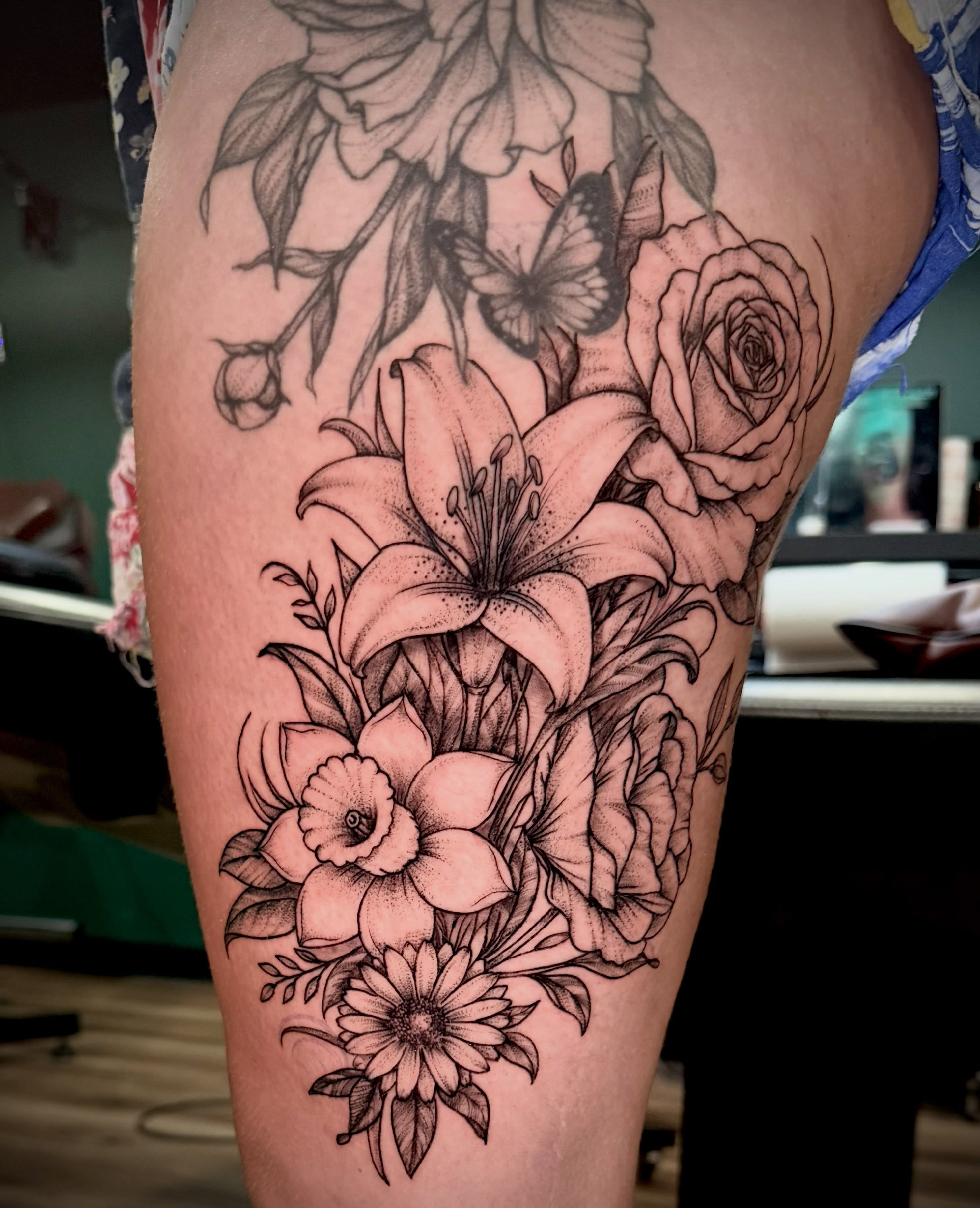 Tattoo by @dtf.tattoos — black_and_grey, realism