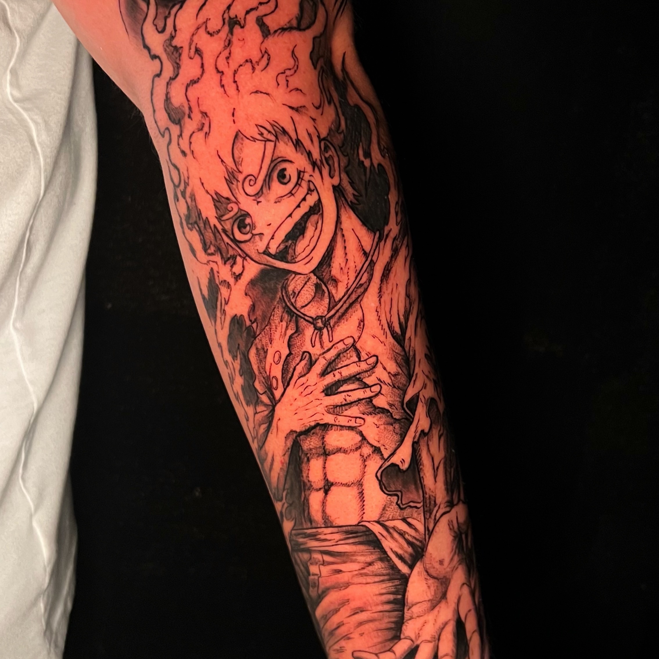 Tattoo by @focused_ink — anime