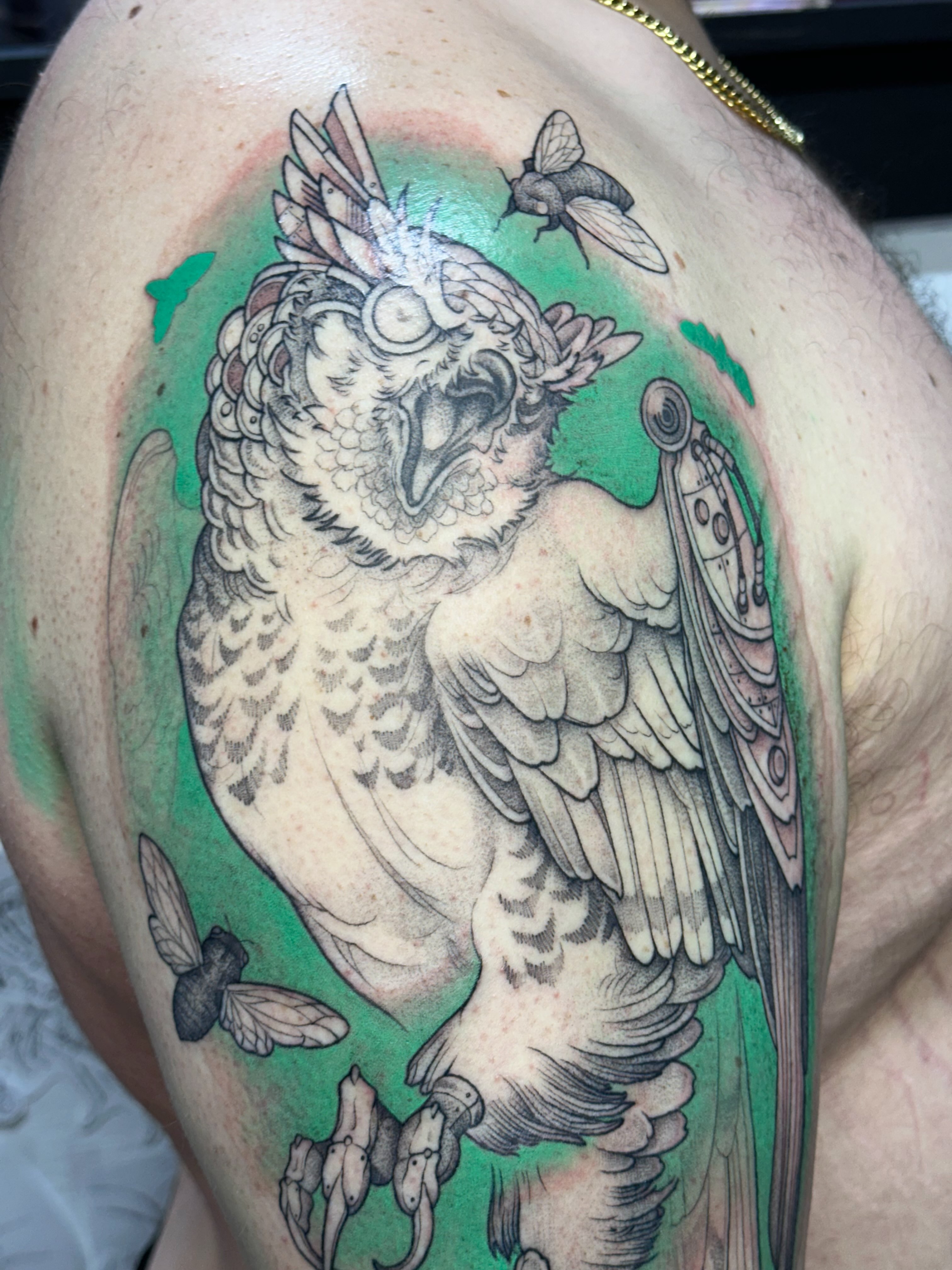 Tattoo by @izabelle_inks — realism, black_and_grey