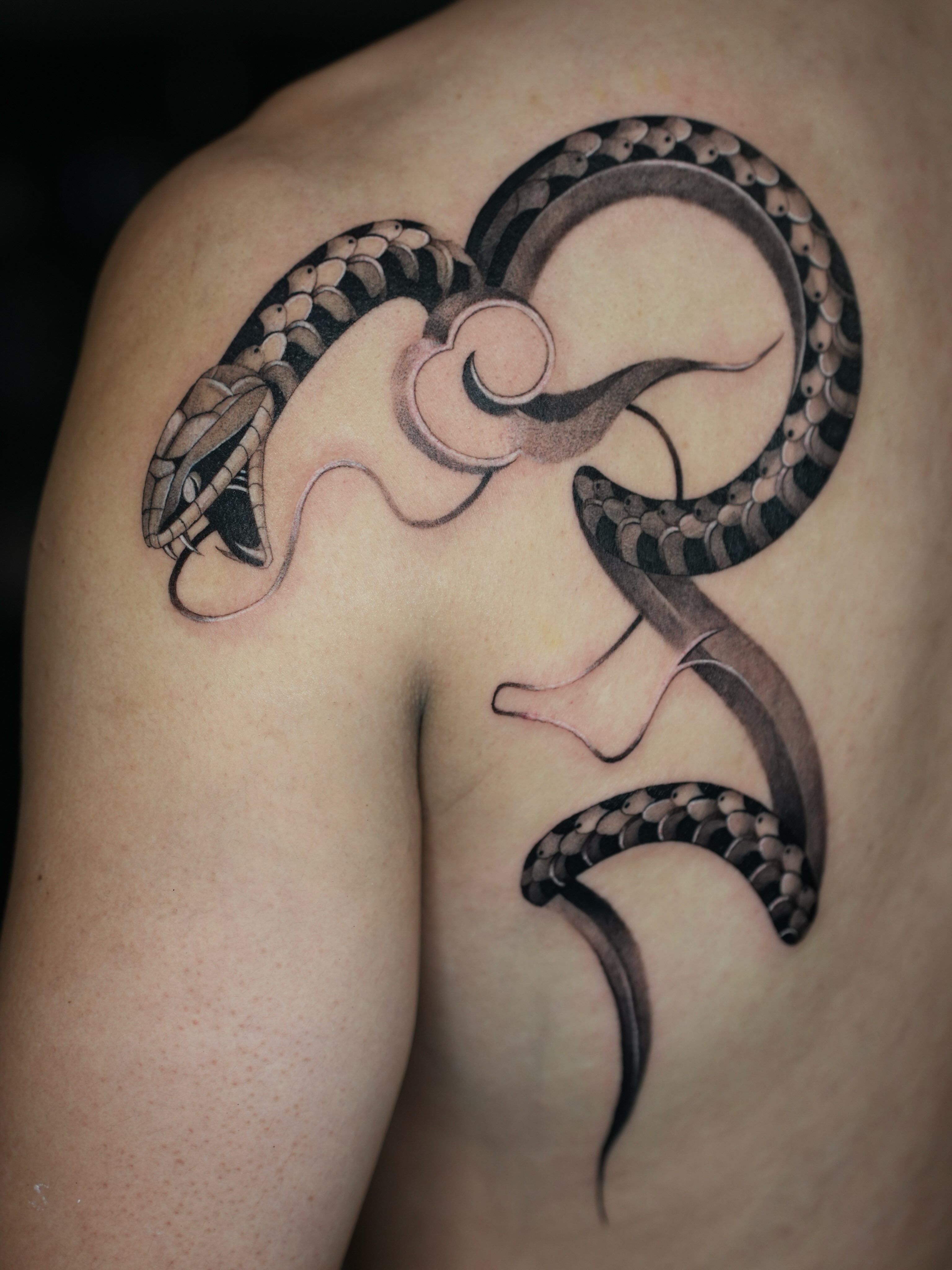 Tattoo by @sunvysideup — black_and_grey