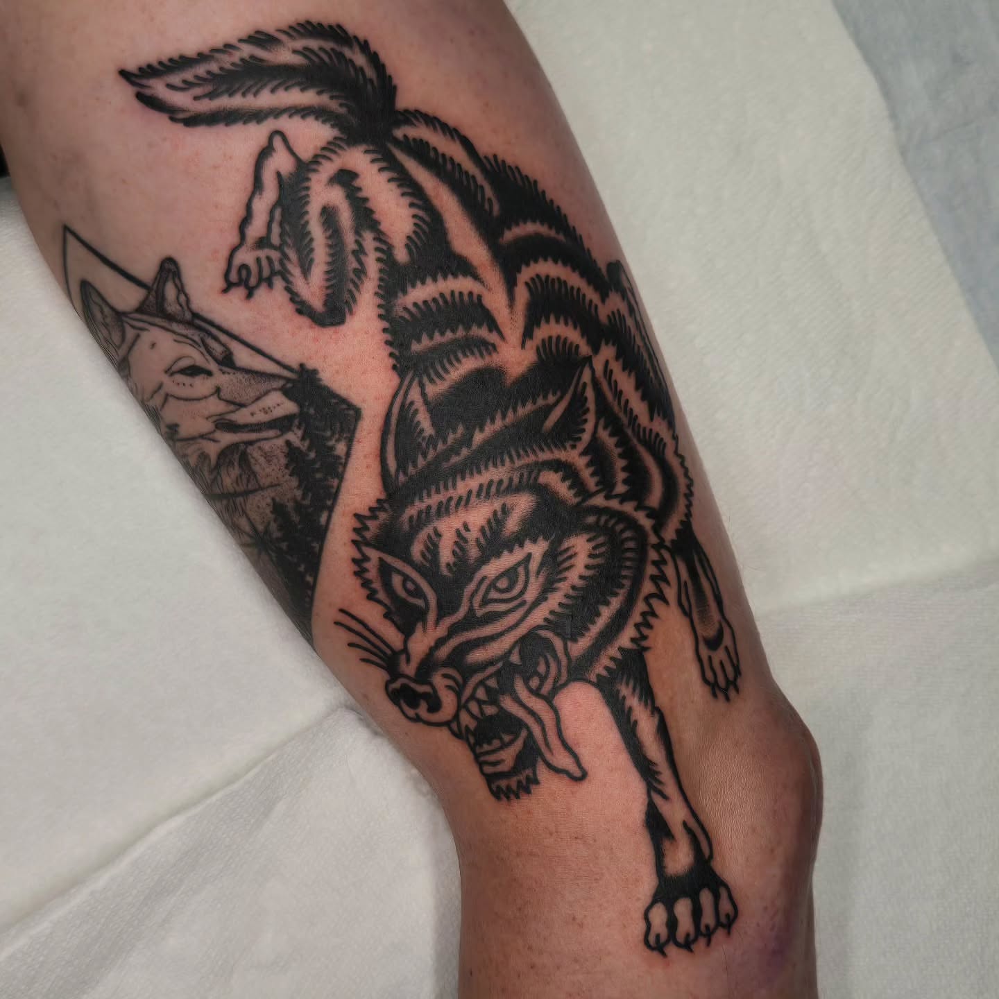 Tattoo by @iggy.tattoos — black_and_grey