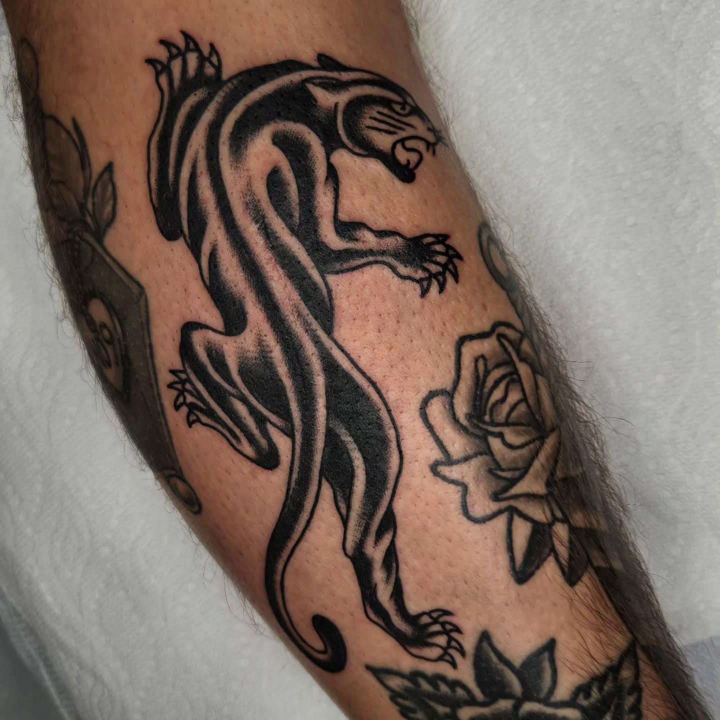 Tattoo by @iggy.tattoos — american_traditional, black_and_grey