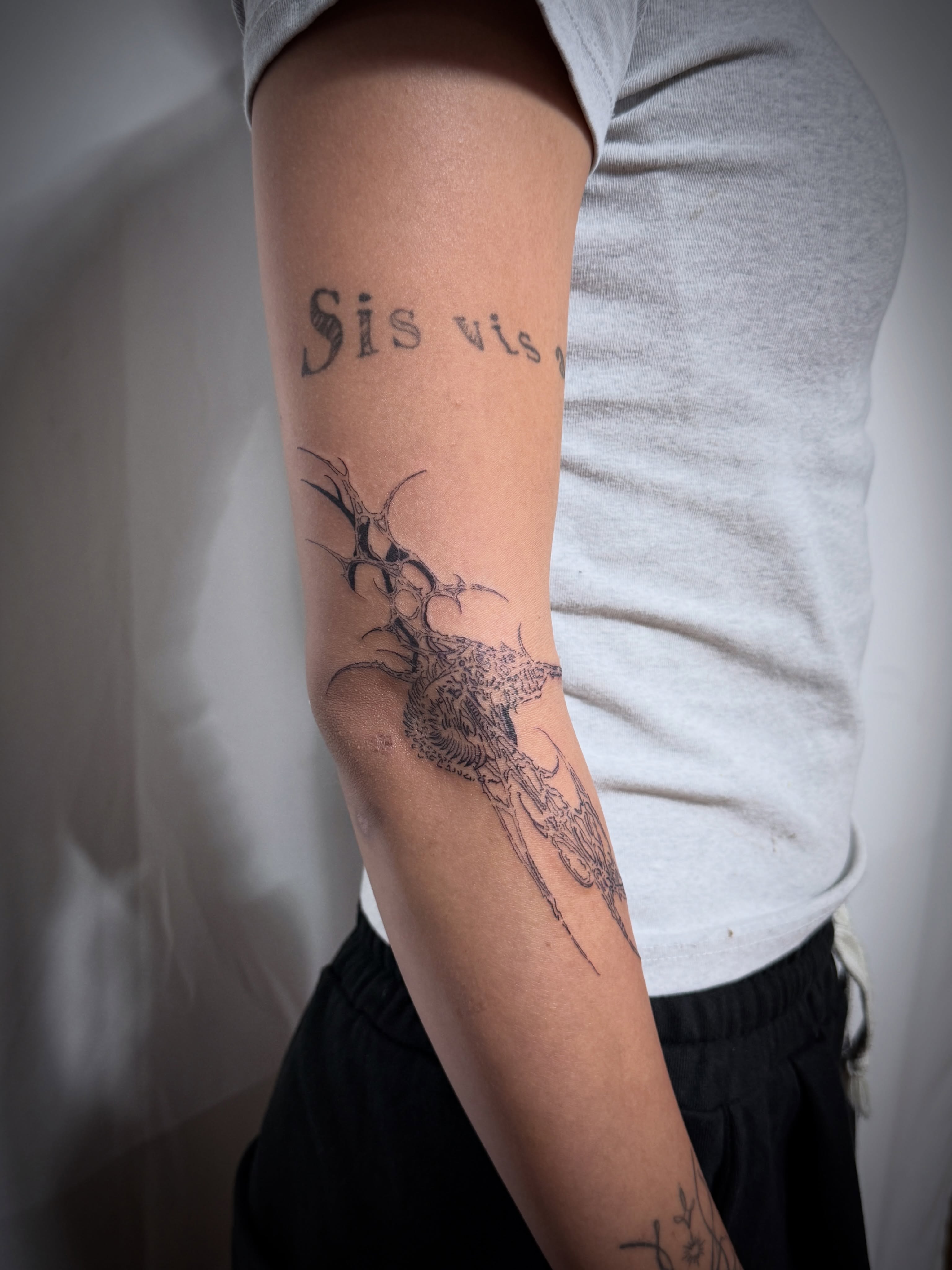 Tattoo by @broccoli__ink β black_and_grey