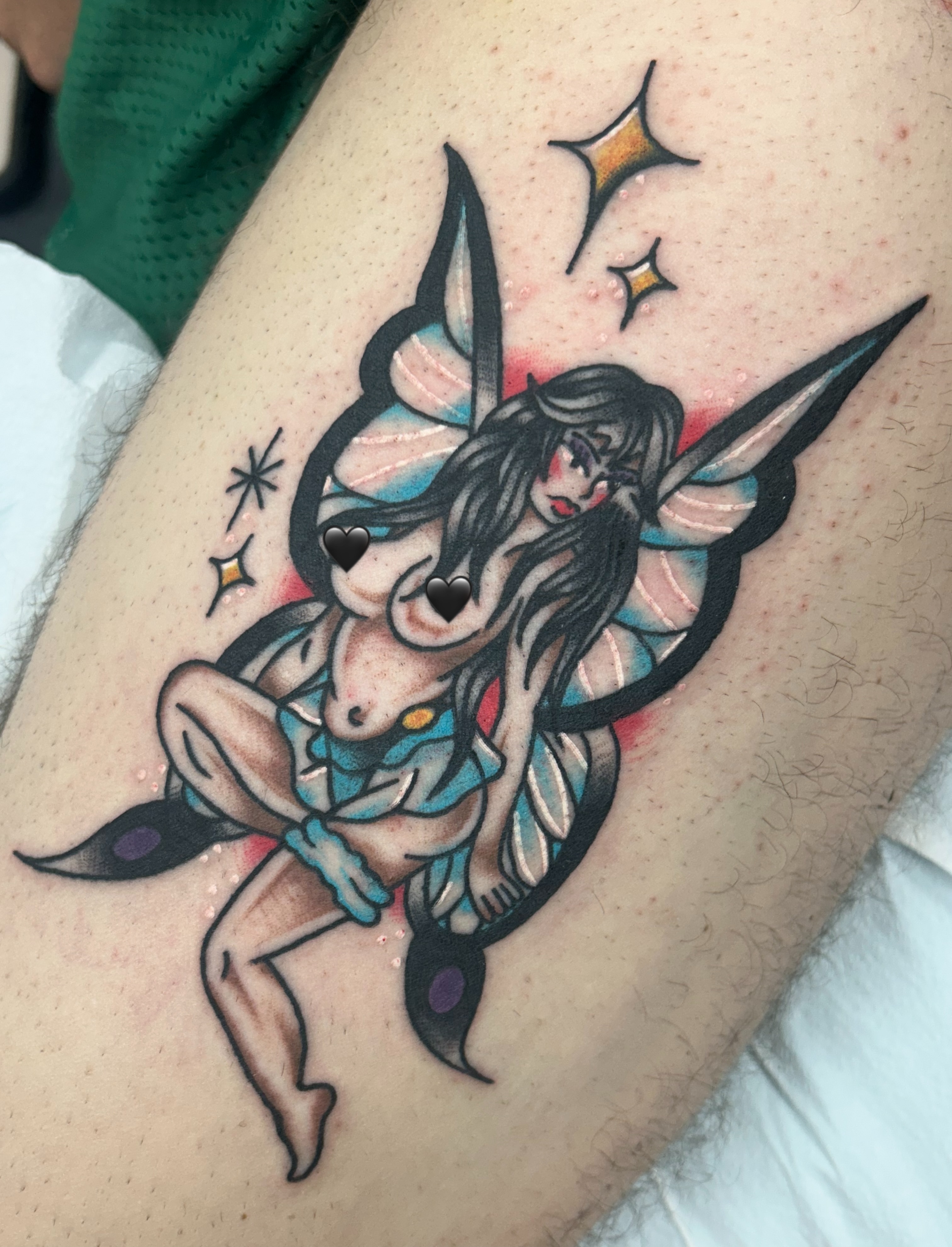Fairy and unicorn American traditional tattoo on the thigh by ๐๐ข๐ฉ๐๐ซ๐ฆ๐ข ๐๐ฌ๐ซ๐ก๐๐ถ๐ฆ
โจ