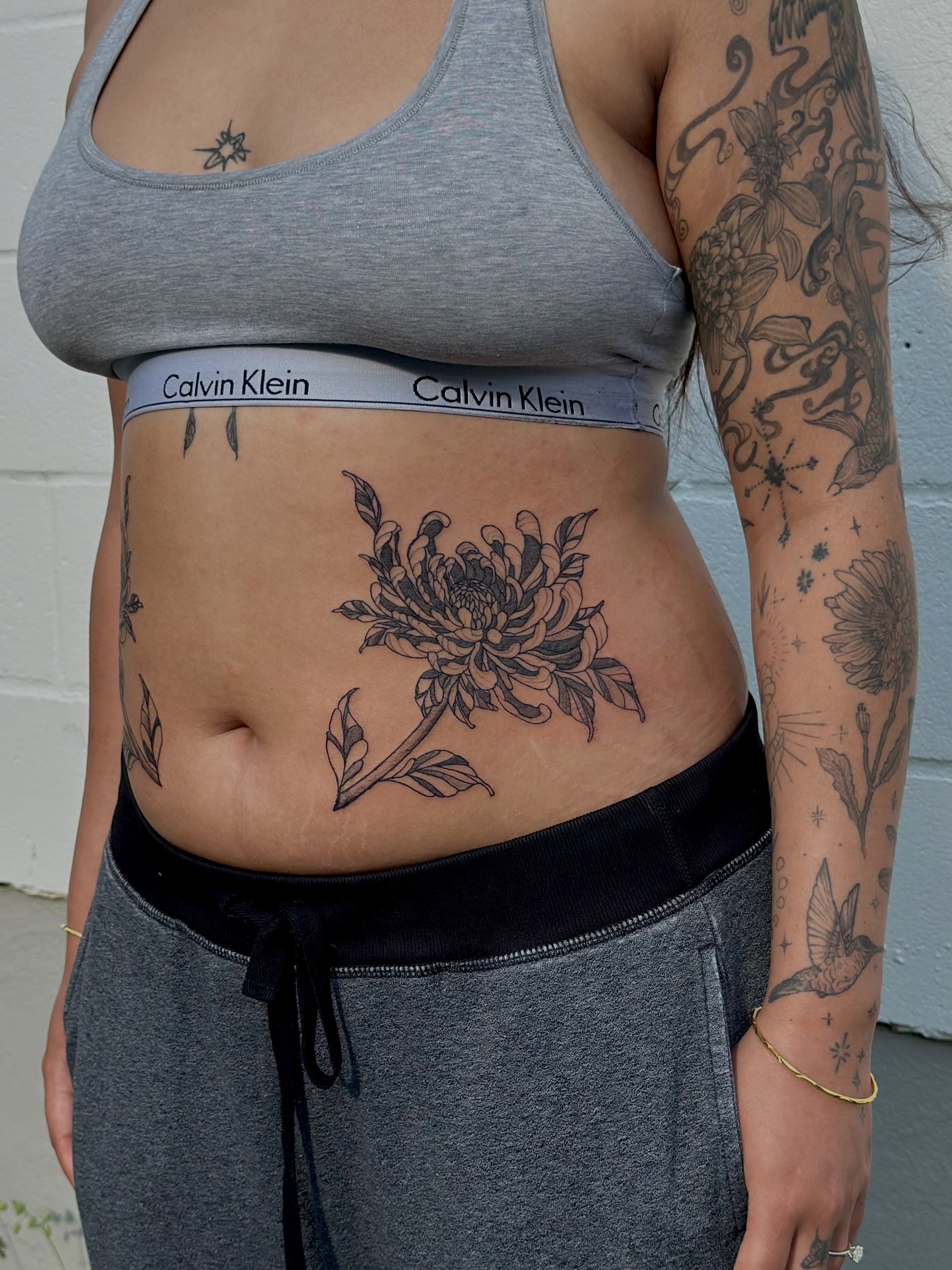 Tattoo by @alchemillia.tattoos — black_and_grey