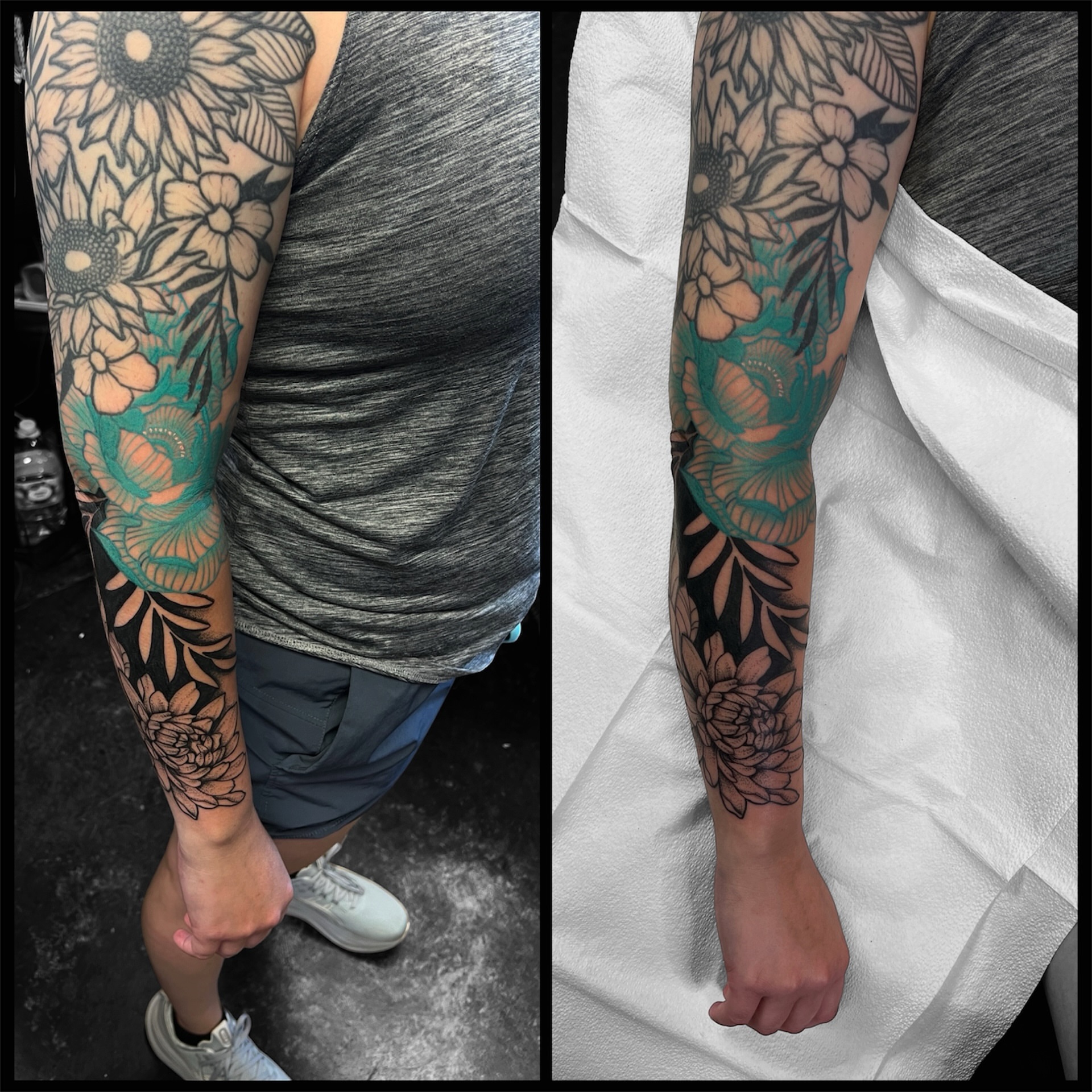 Tattoo by @brittanygoff_tattoos — american_traditional, dotwork