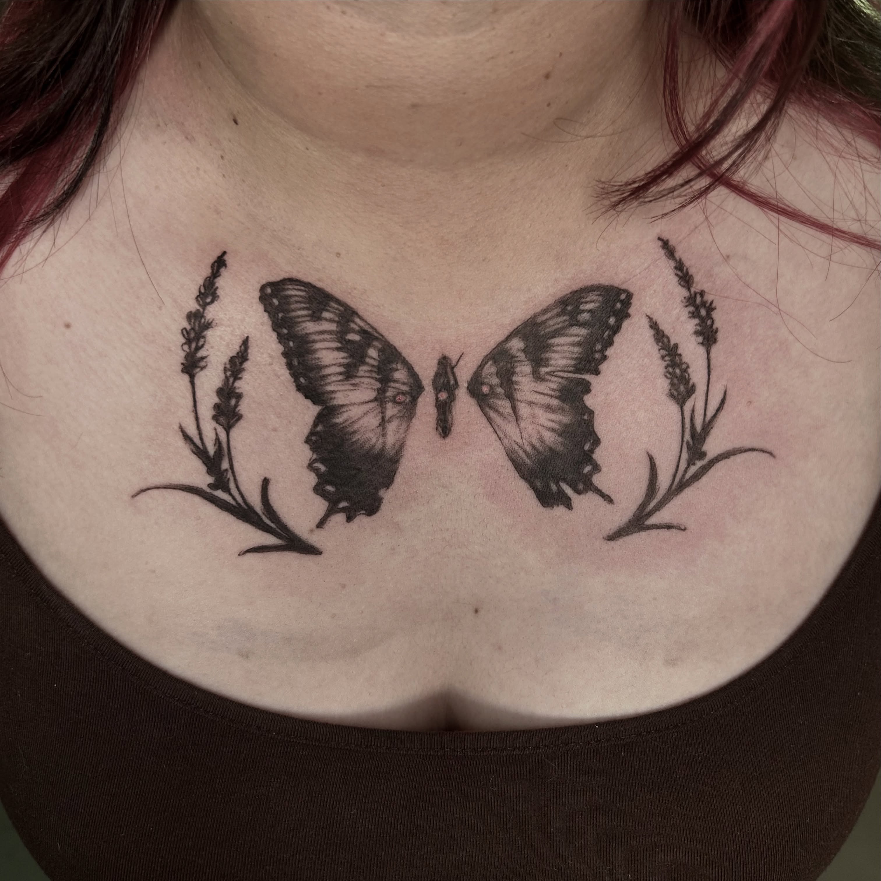 Tattoo by @furcoat444 β black_and_grey