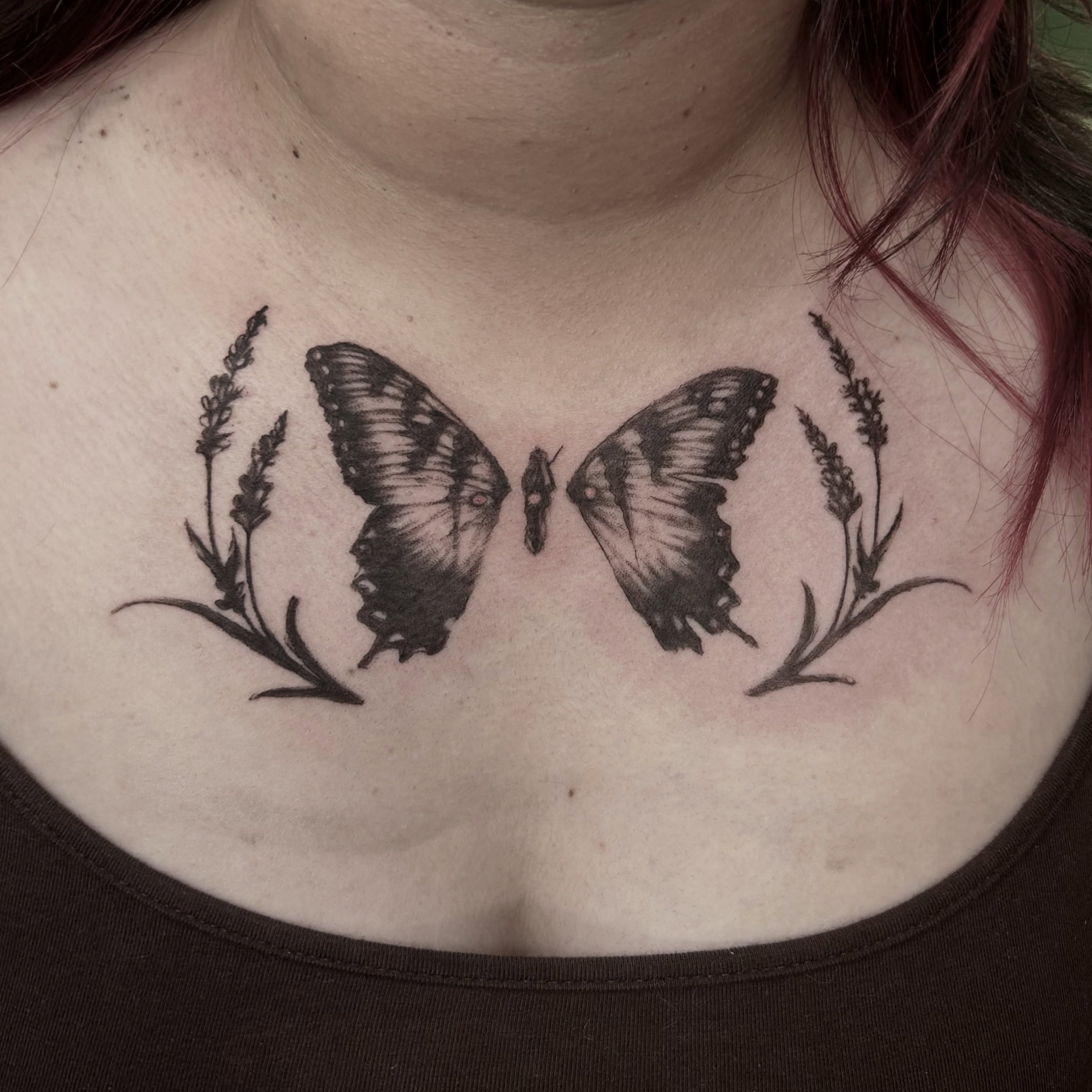 Tattoo by @furcoat444 β black_and_grey