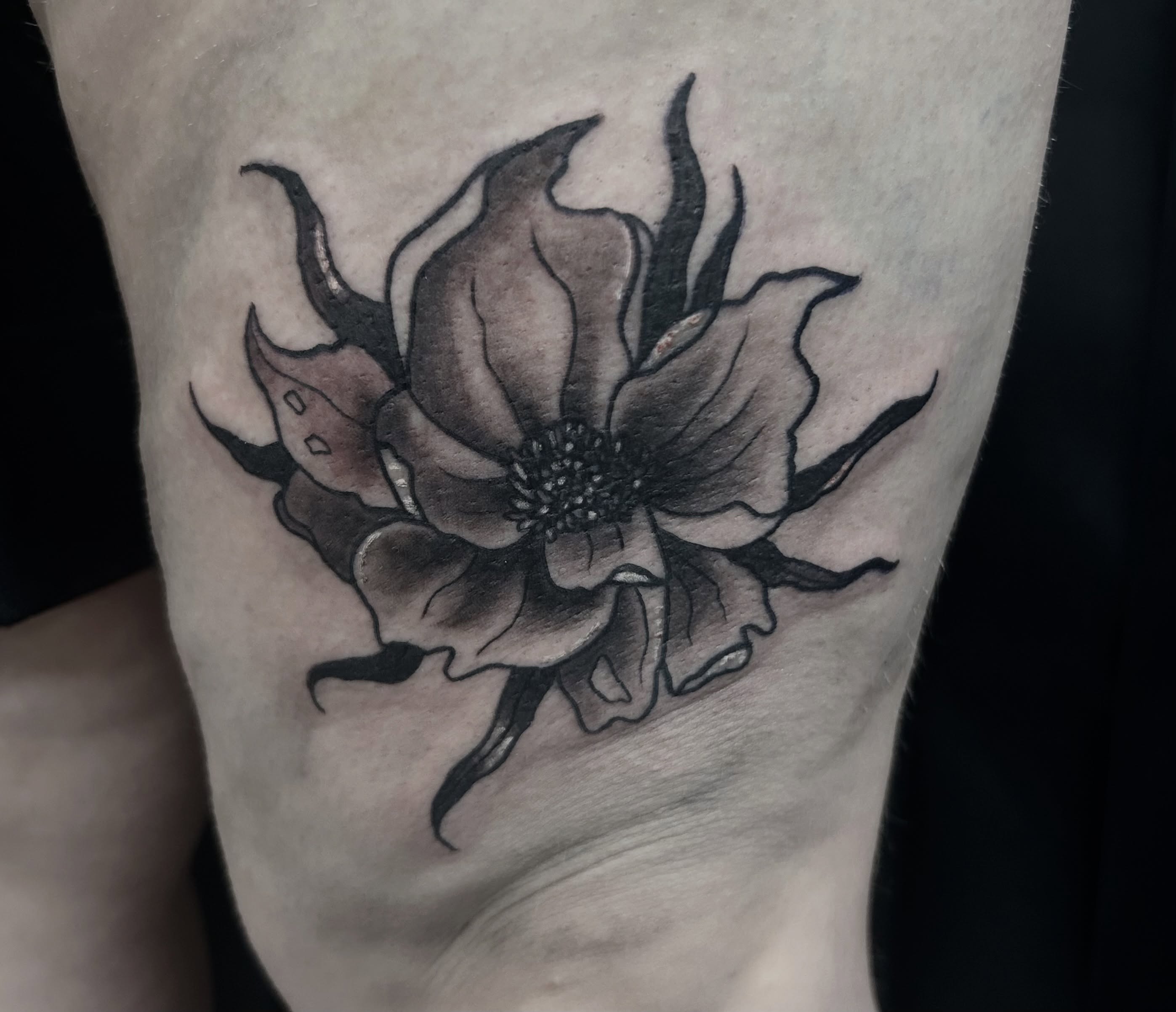 Tattoo by @tolo_tattoos — black_and_grey