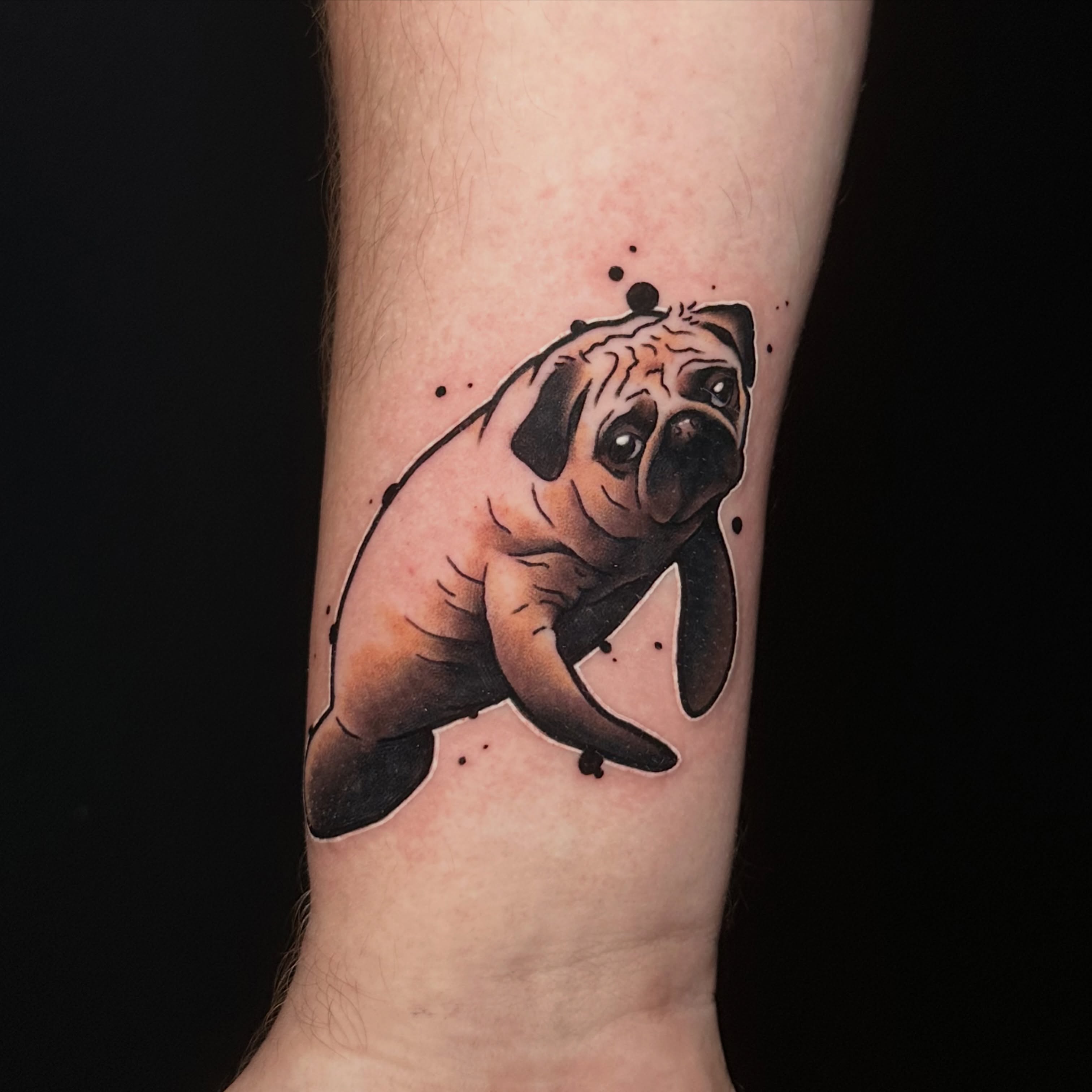 Tattoo by @magglesmcmaggles — dotwork