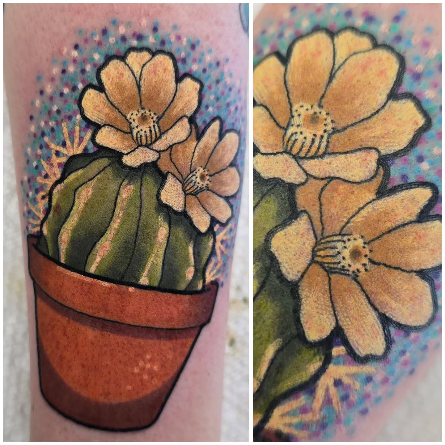 Tattoo by @catsclawtattoo — dotwork