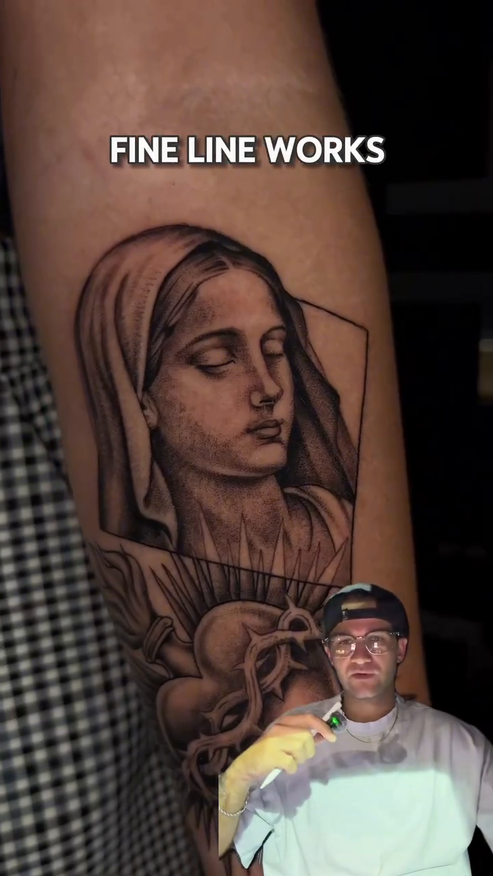 Tattoo by @arvay_tattoos — realism, black_and_grey