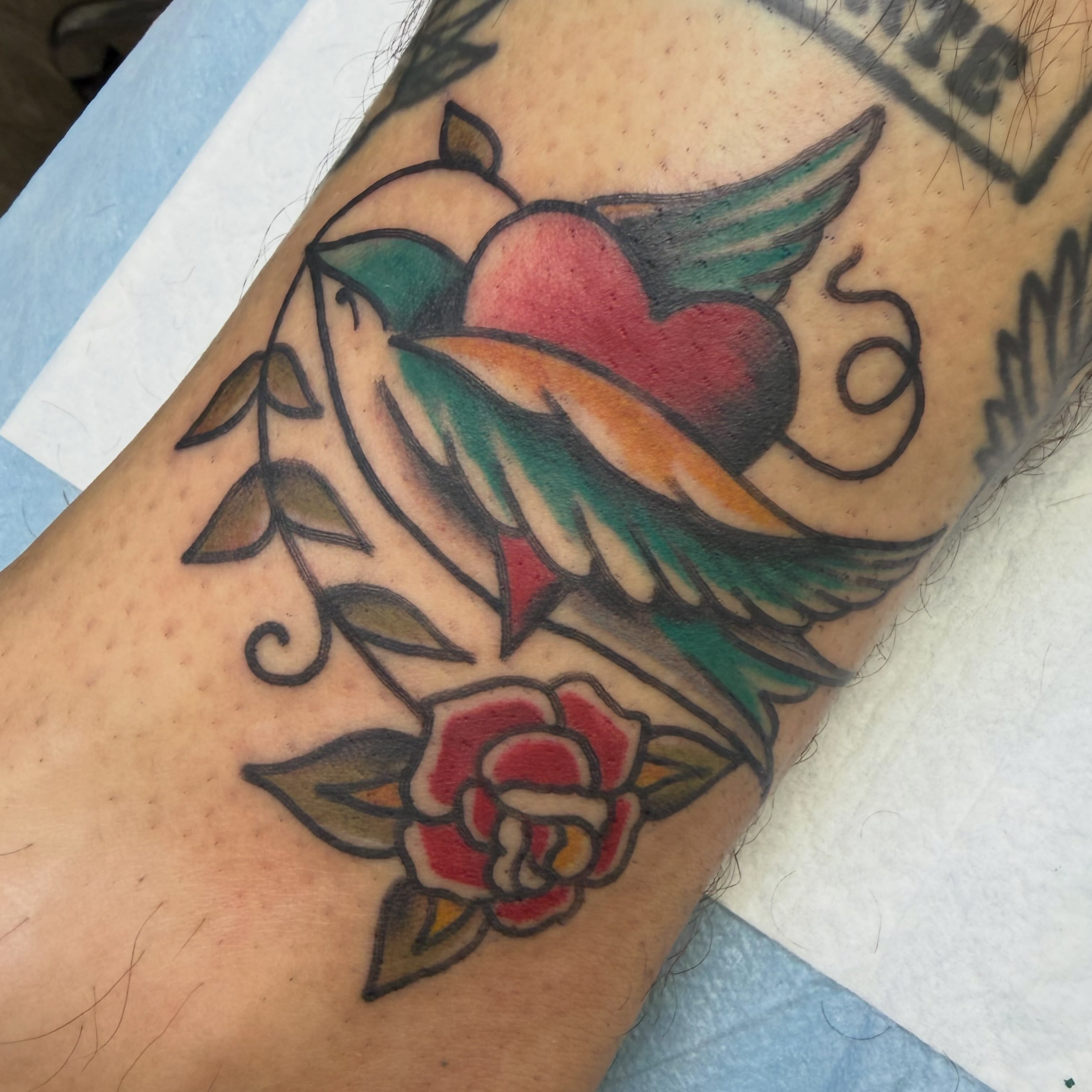 Tattoo by @kolton_tattoos — american_traditional
