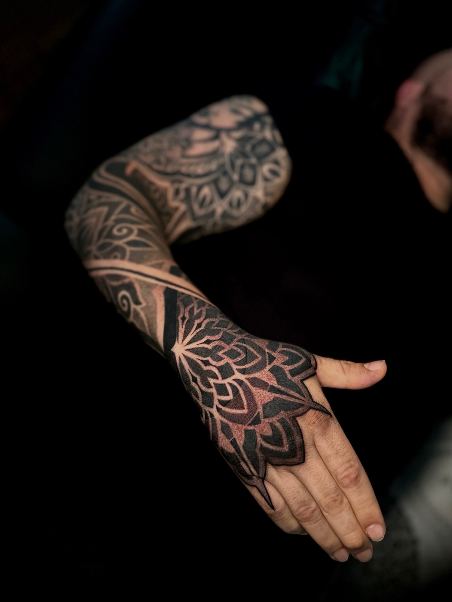 Tattoo by @blackadorn — geometric