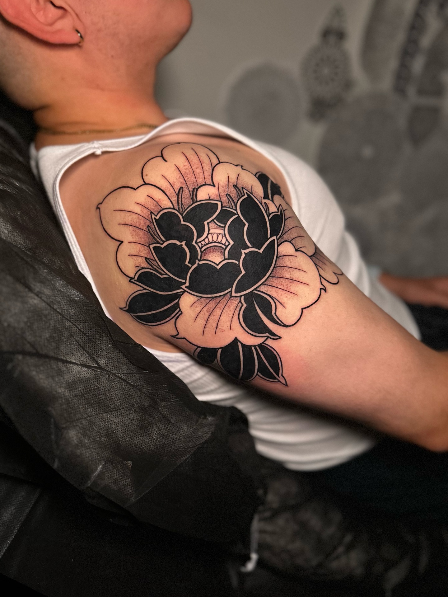 Tattoo by @blackadorn — black_and_grey