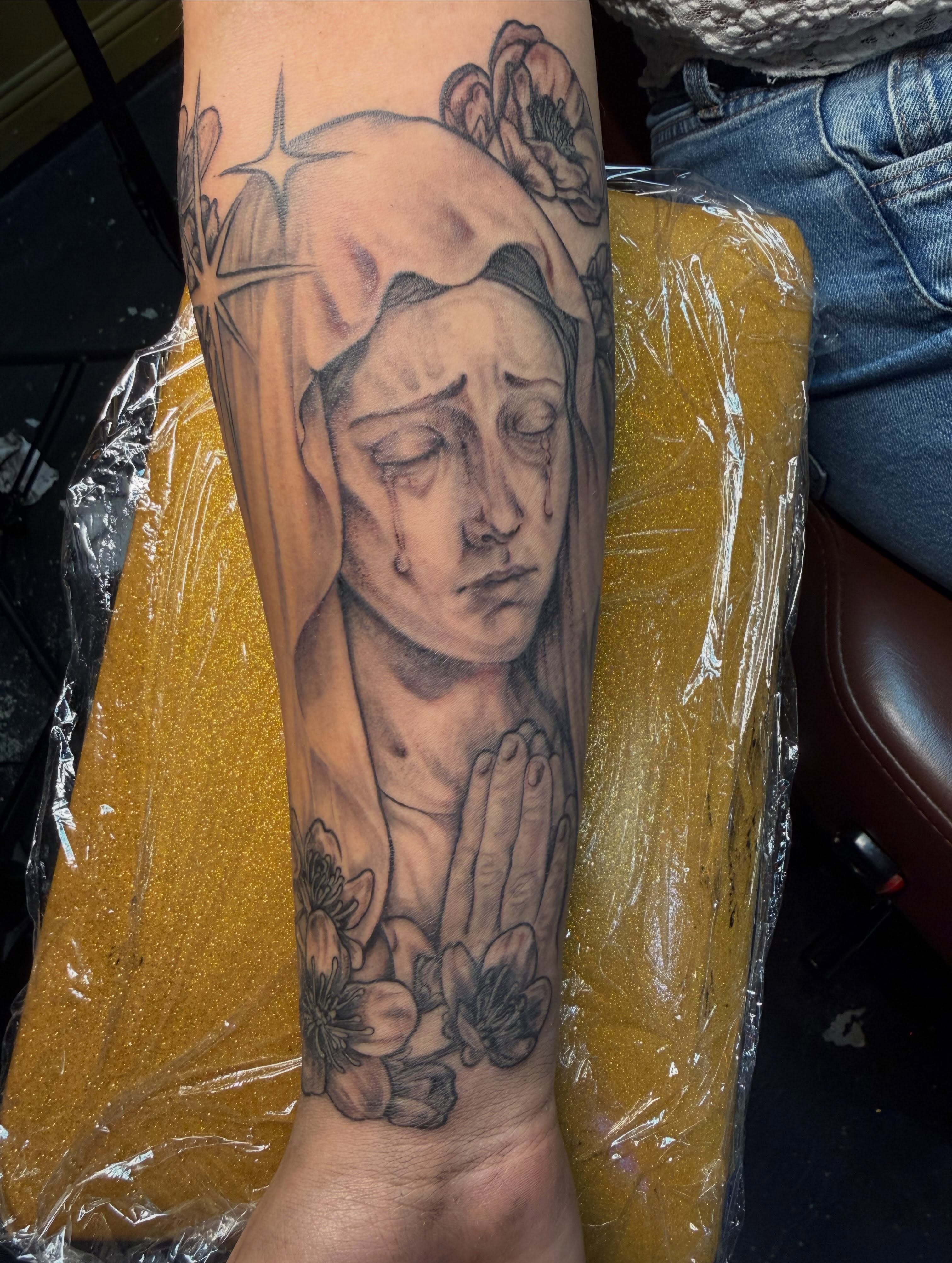 Tattoo by @svk.tattoos β realism, black_and_grey