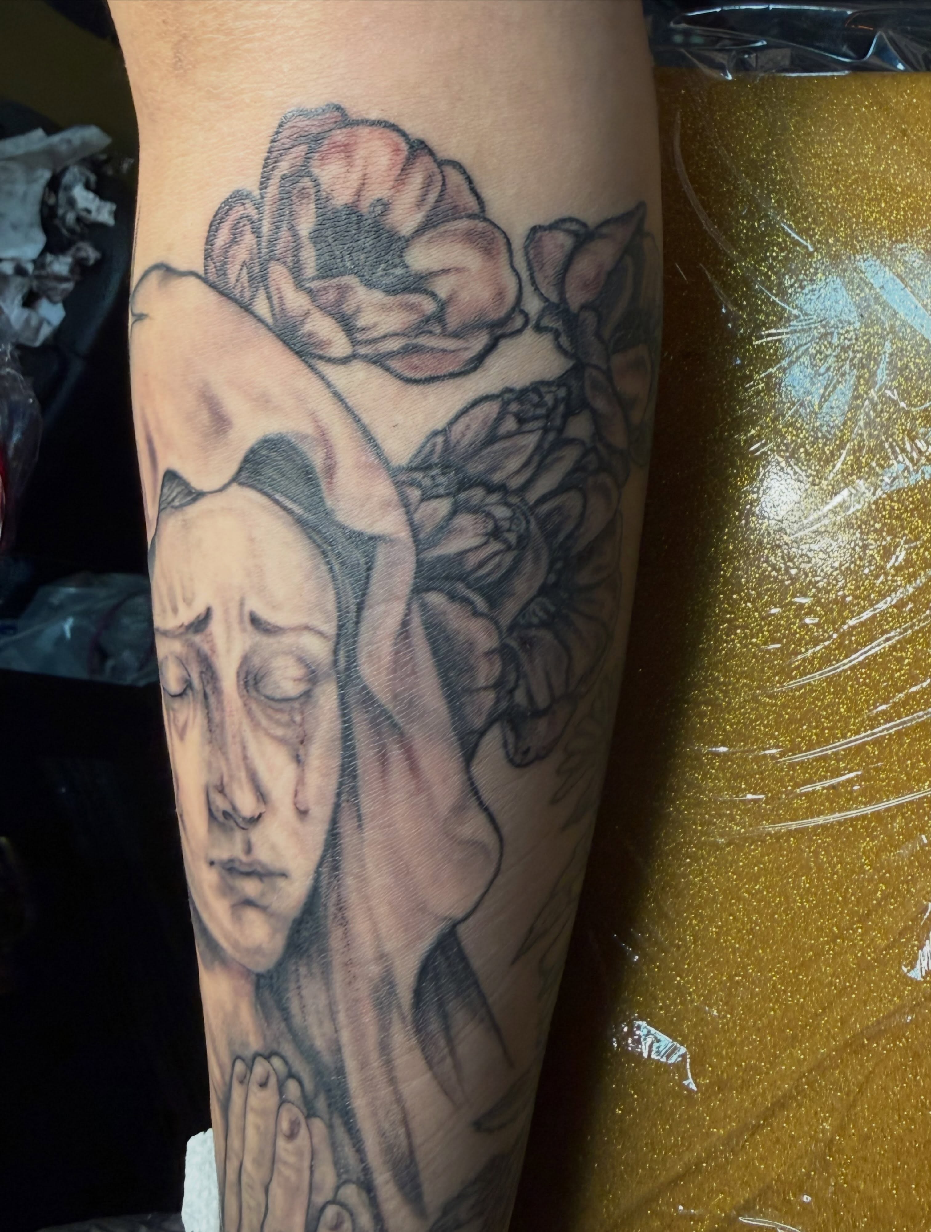 Tattoo by @svk.tattoos β realism, black_and_grey