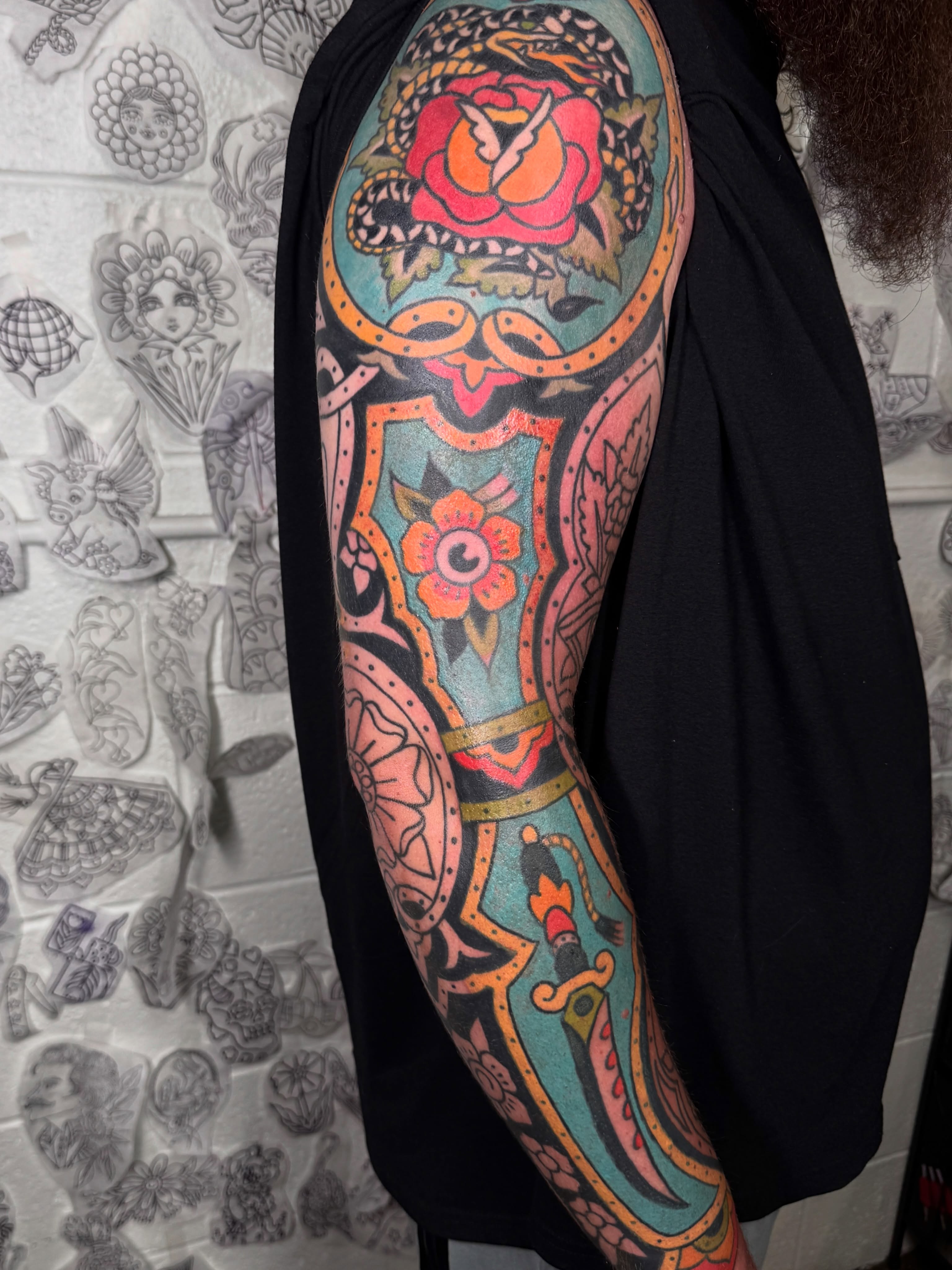 Tattoo by @lilygtattoo β american_traditional, ornamental