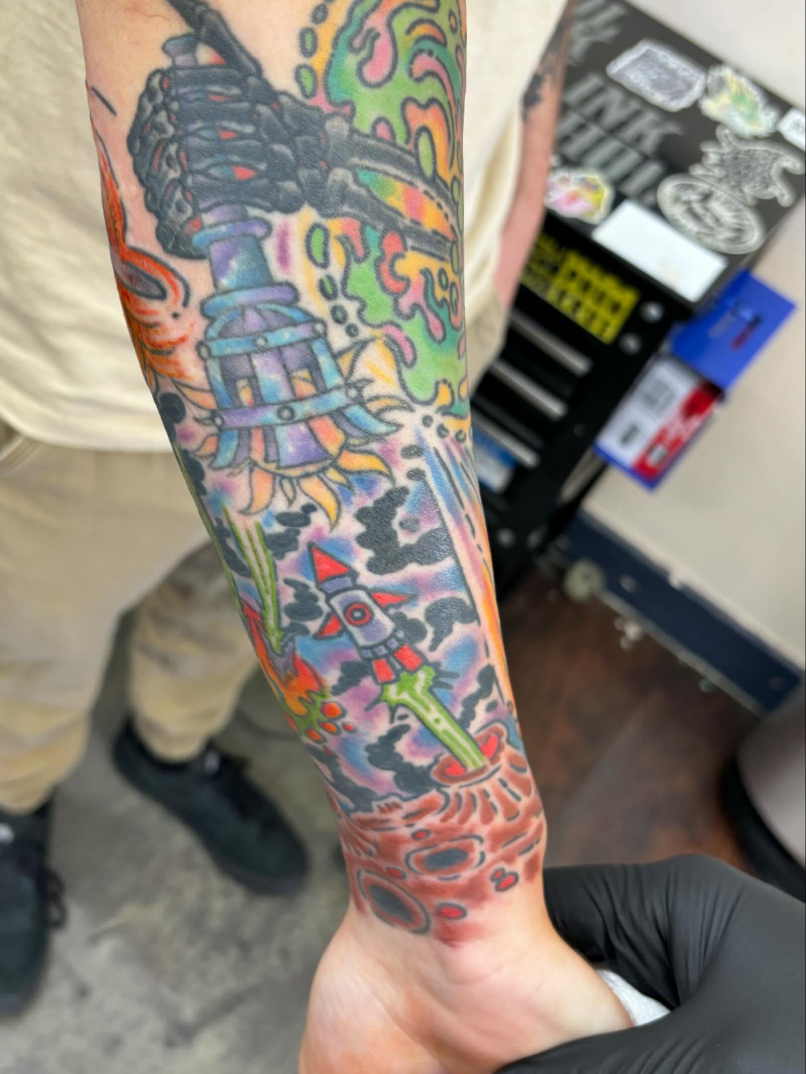 Tattoo by @gwodzilla_mst — new_school, illustrative