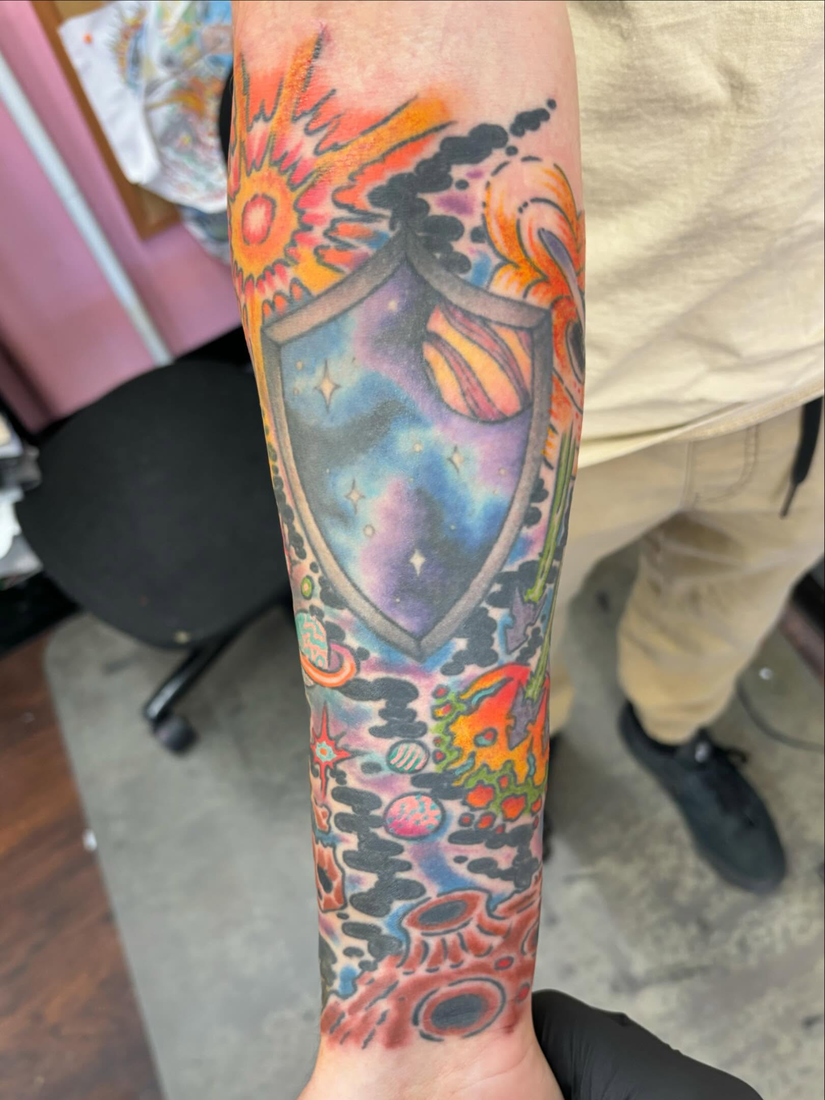 Tattoo by @gwodzilla_mst — new_school, surrealism