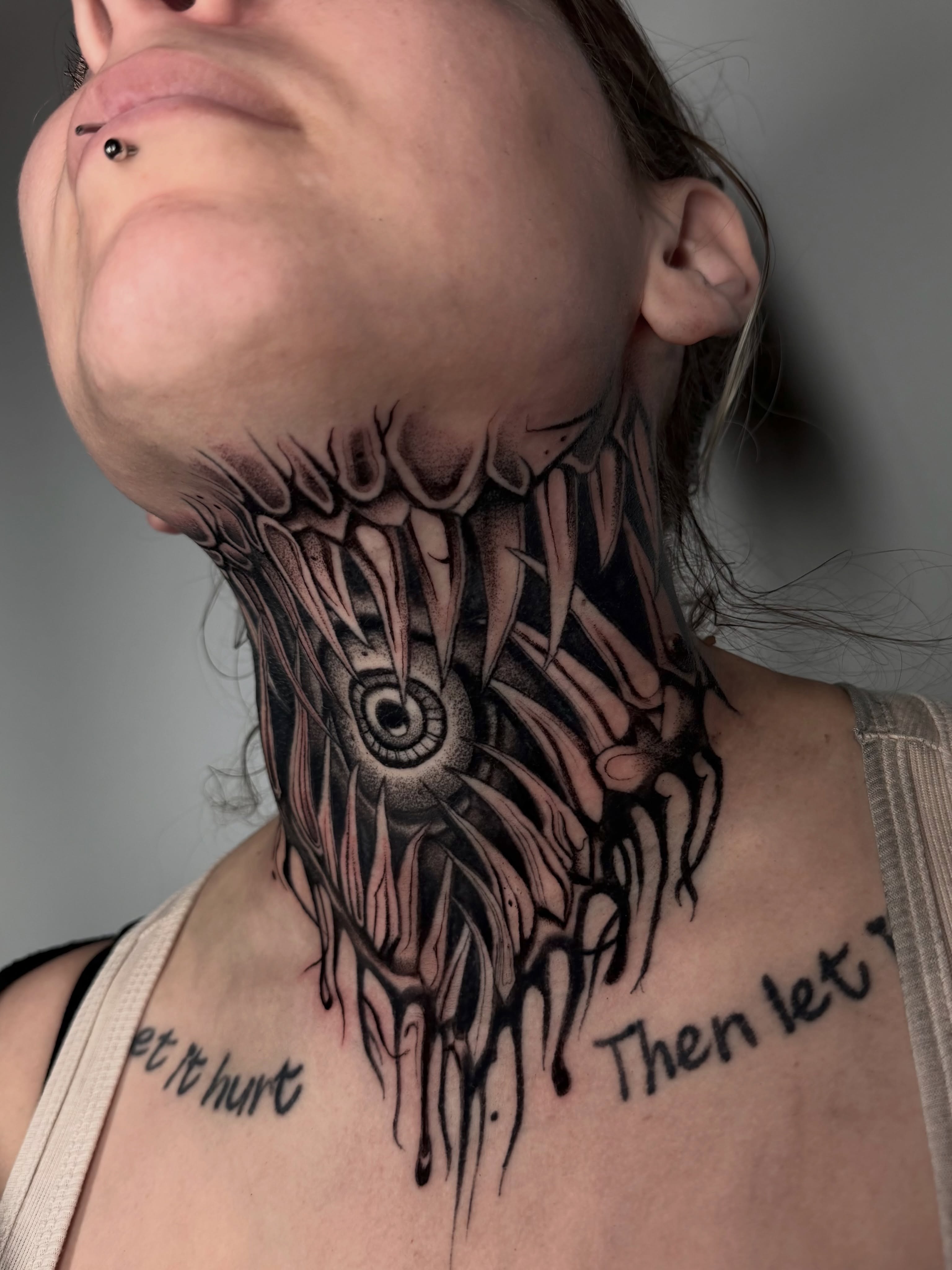 Tattoo by @tattoosbymarlee_ — dark_realism, black_and_grey
