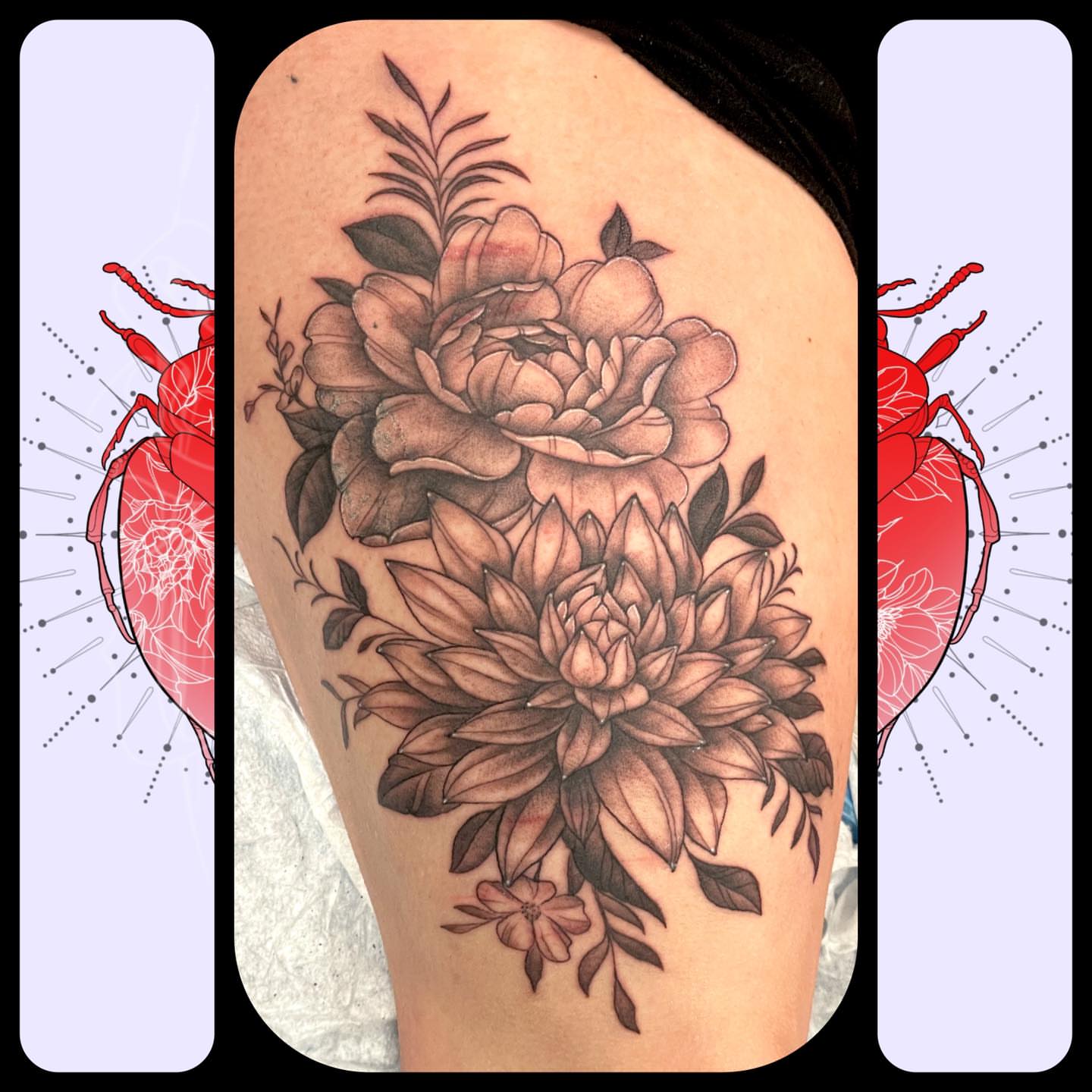 Tattoo by @idoitwithlittlepricks — black_and_grey, realism