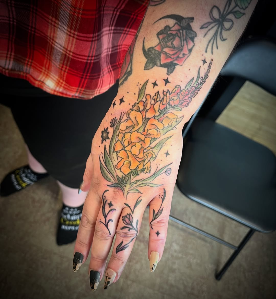 Tattoo by @ashley_perrier — dotwork, realism