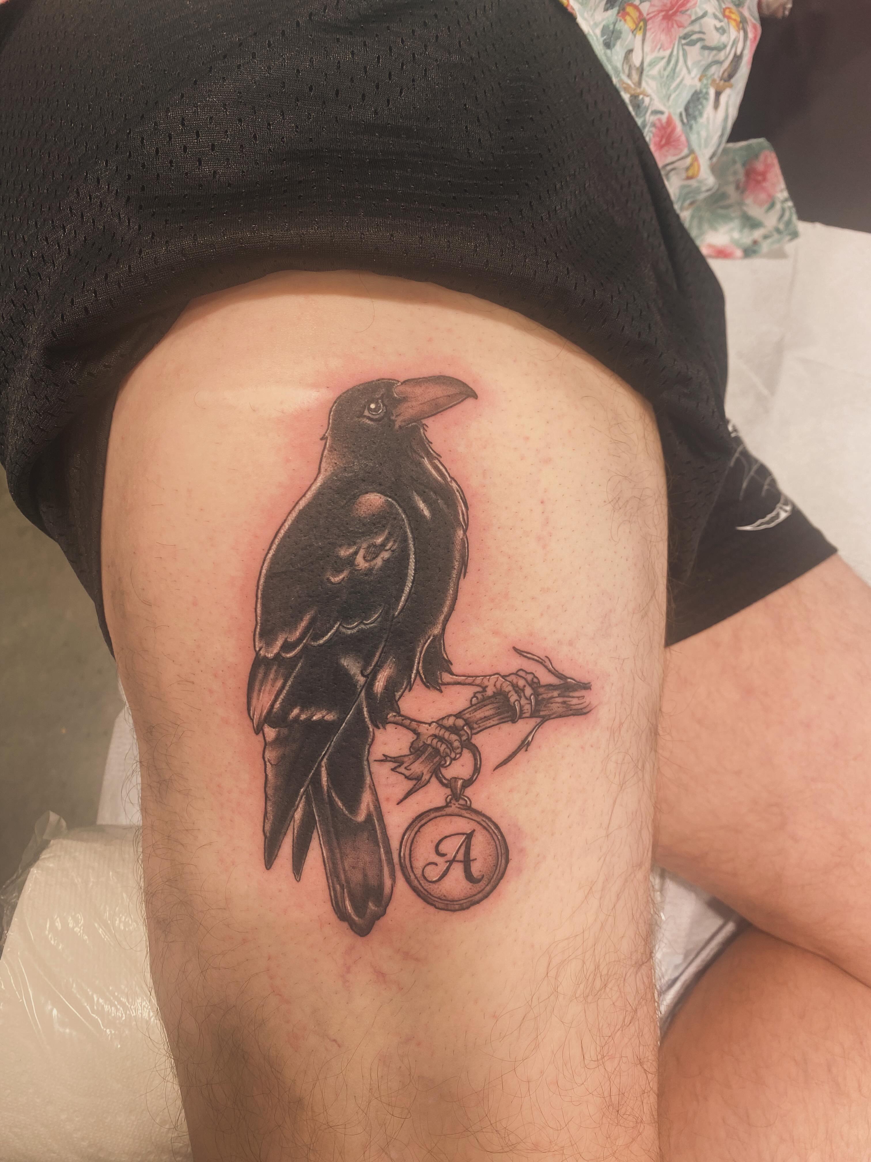 Tattoo by @wariospeedwagon — black_and_grey, realism