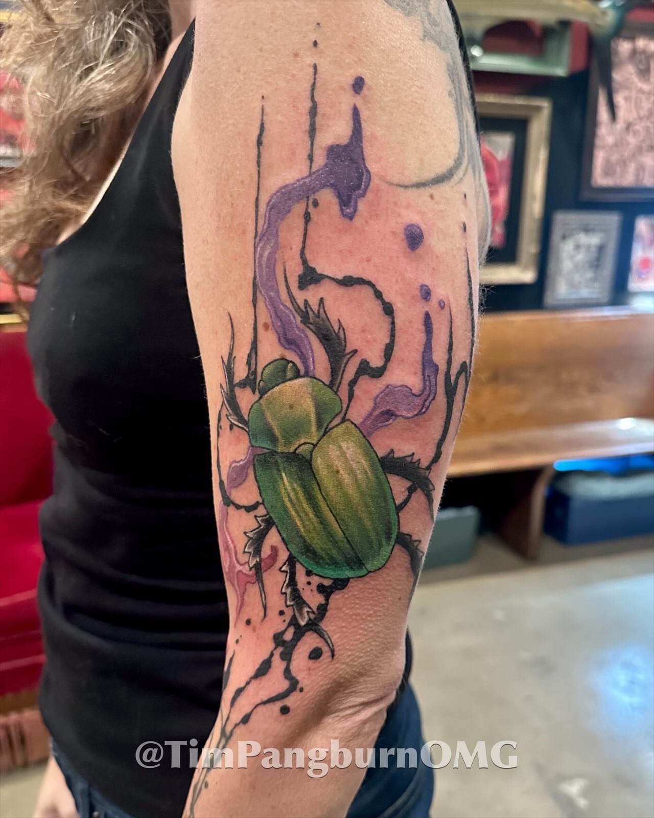 Tattoo by @timpangburnomg — realism, dotwork