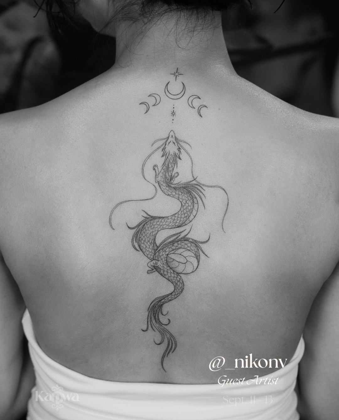 Tattoo by @_nikonv — dotwork, geometric