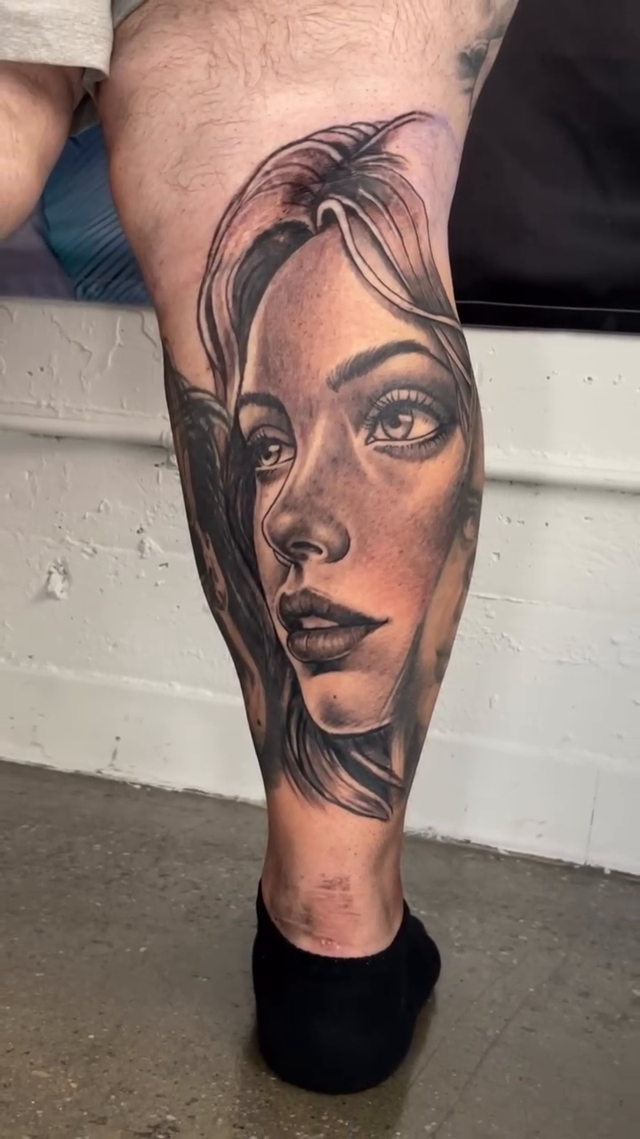 Tattoo by @bustattoo — realism, black_and_grey