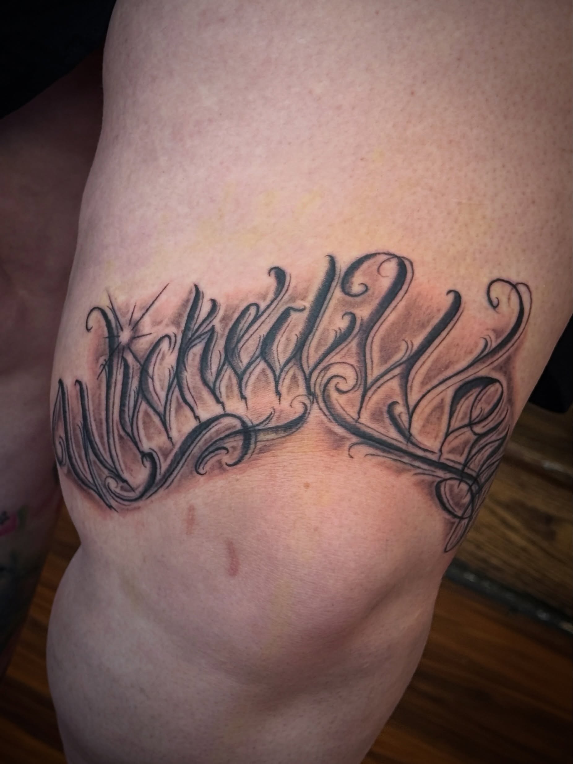 Tattoo by @inkbyjpmf β lettering_script