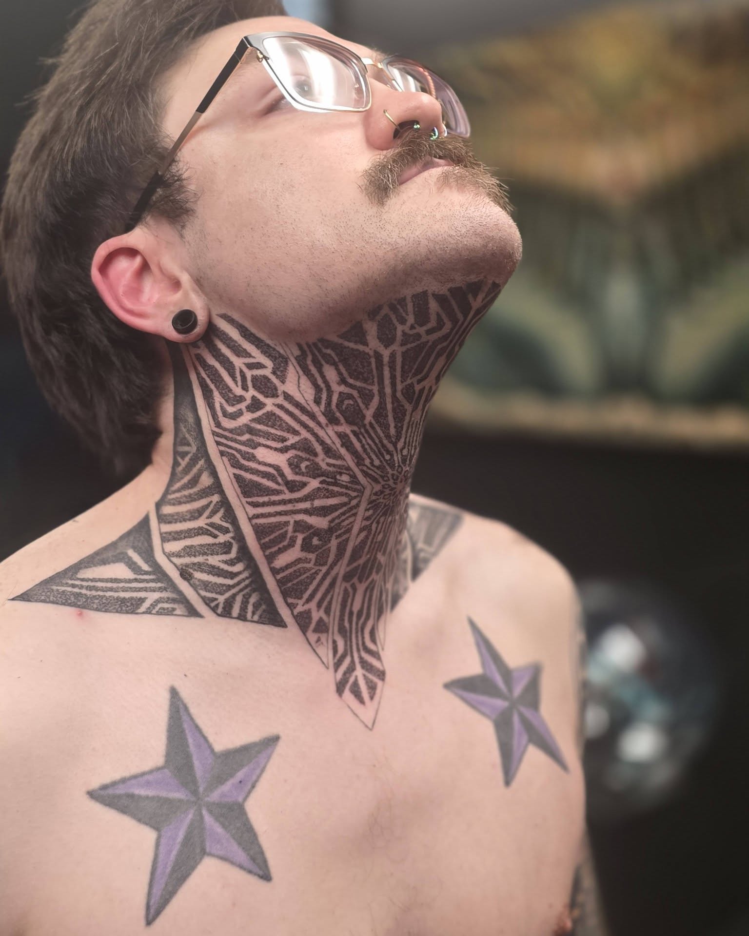 Tattoo by @jordanrookustattoo — geometric