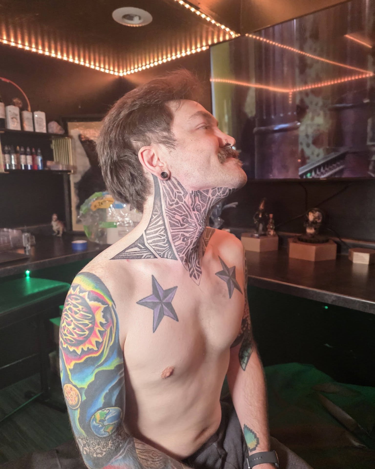 Tattoo by @jordanrookustattoo — geometric