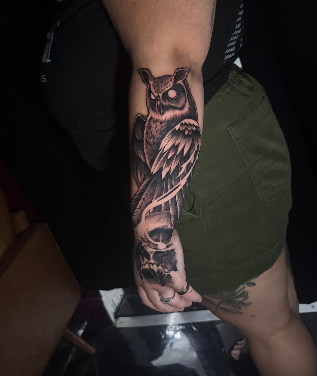 Tattoo by @dante_srs — black_and_grey