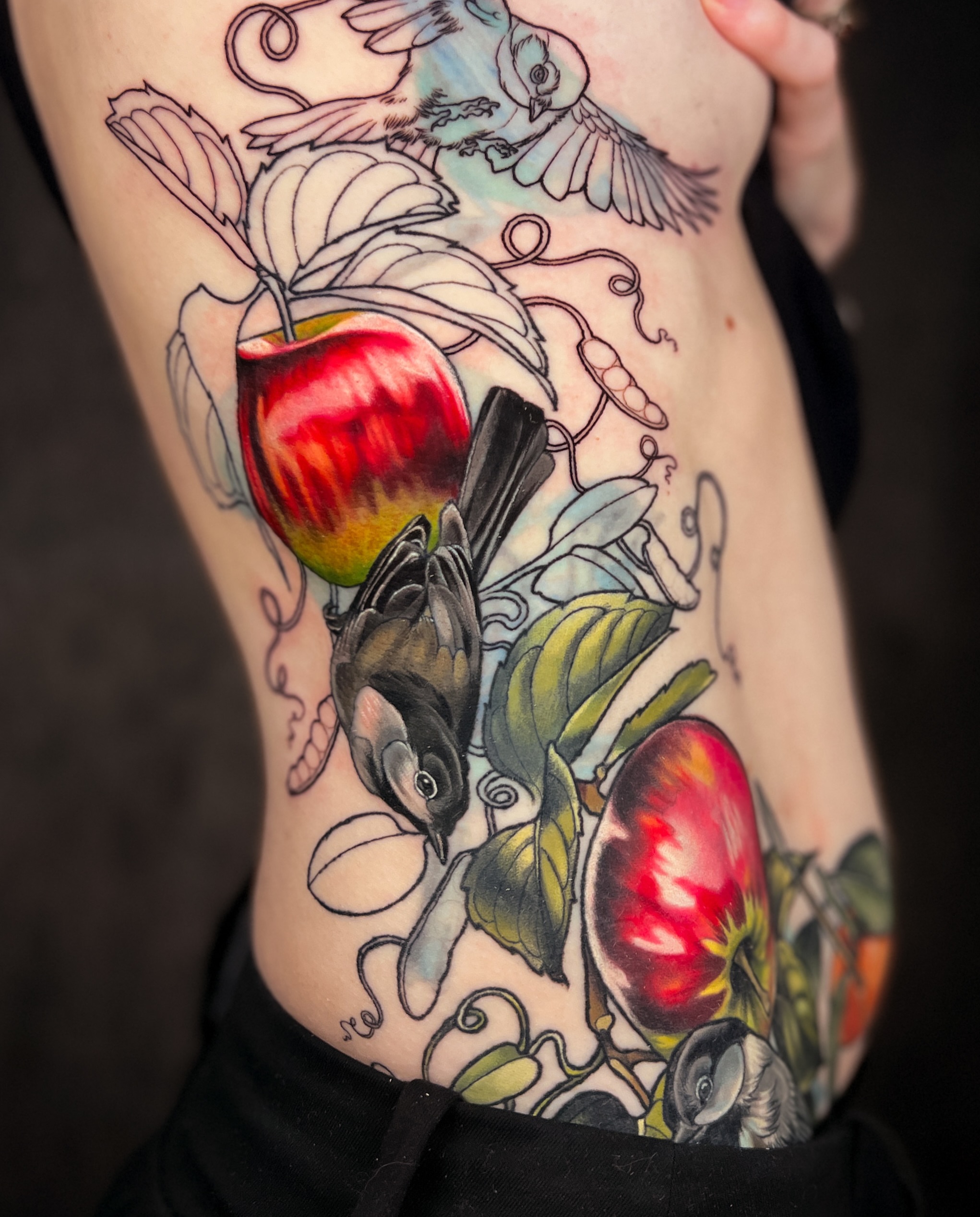 Tattoo by @xandria.tattoos β realism, dotwork