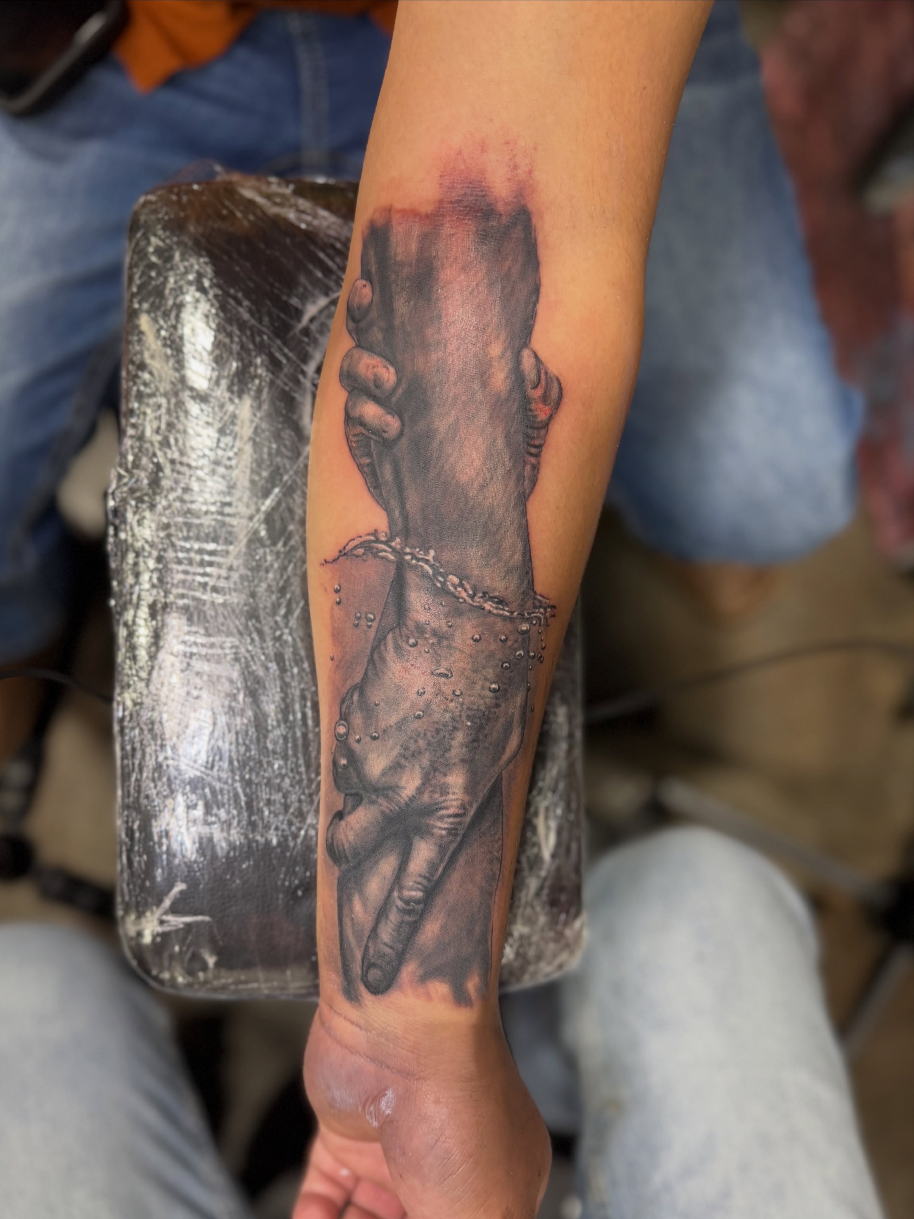 Tattoo by @kryzjewell — realism, black_and_grey