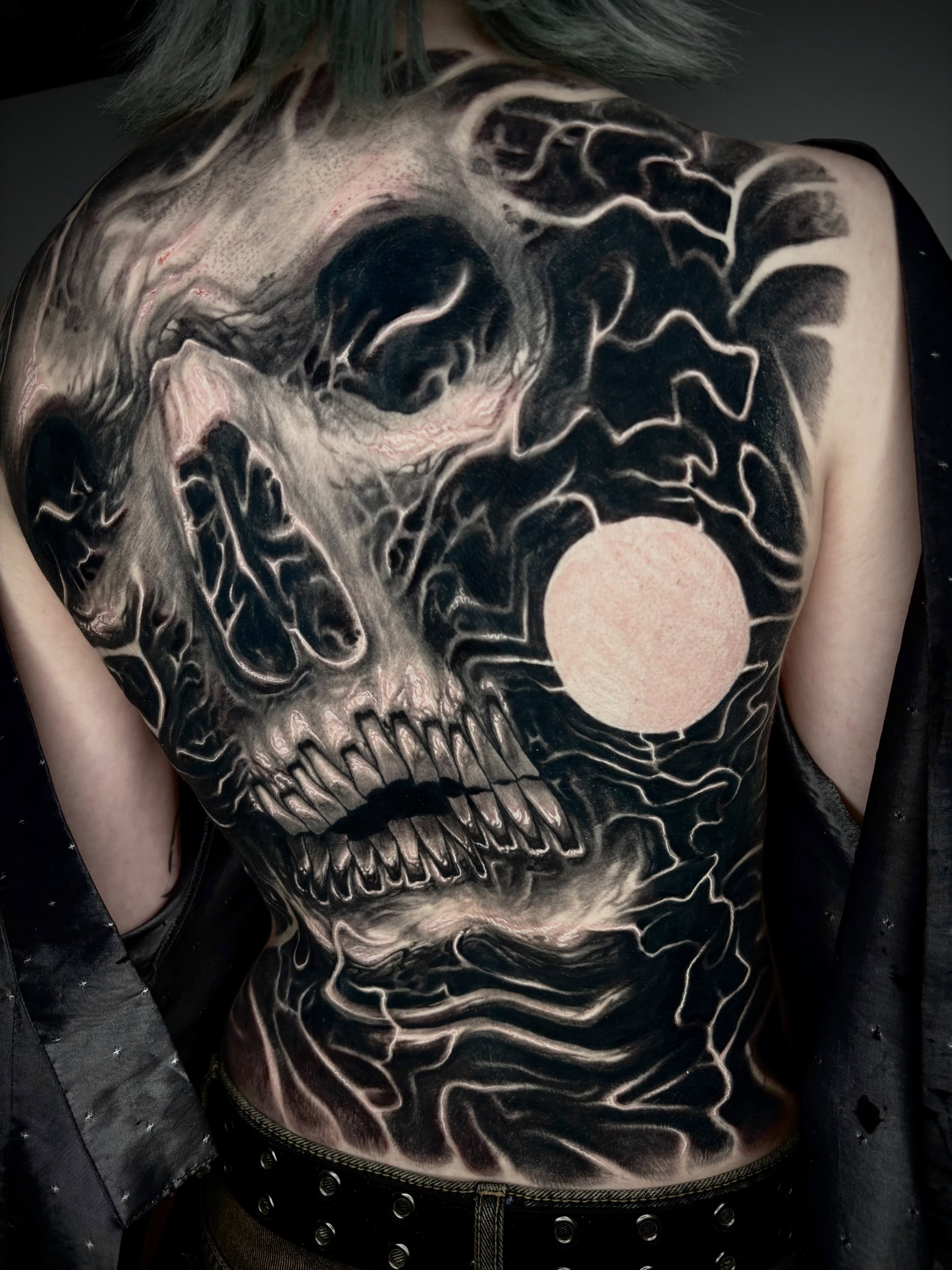 Tattoo by @blaggy__black — dark_realism