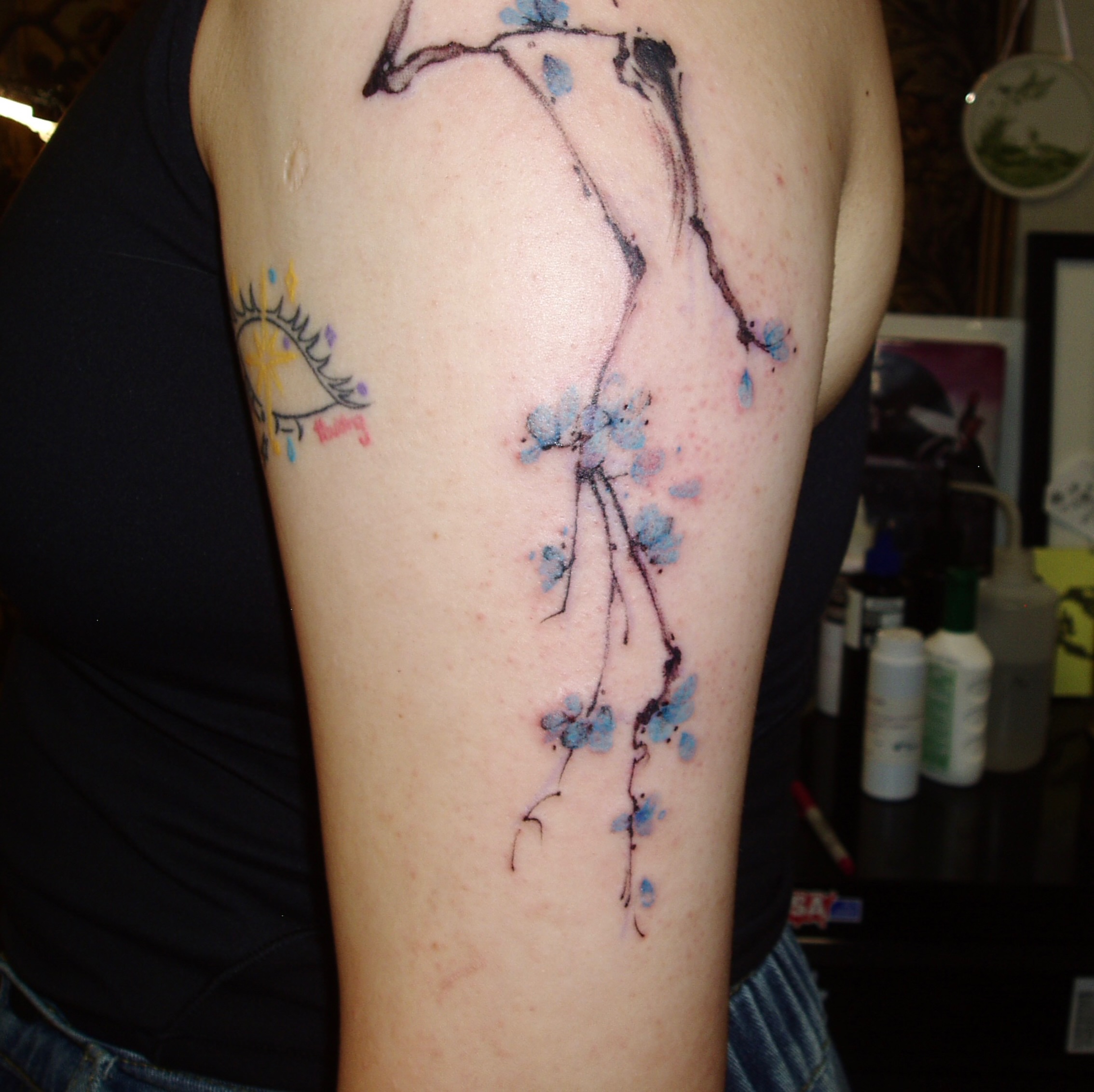 Tattoo by @brina.ttt — watercolor