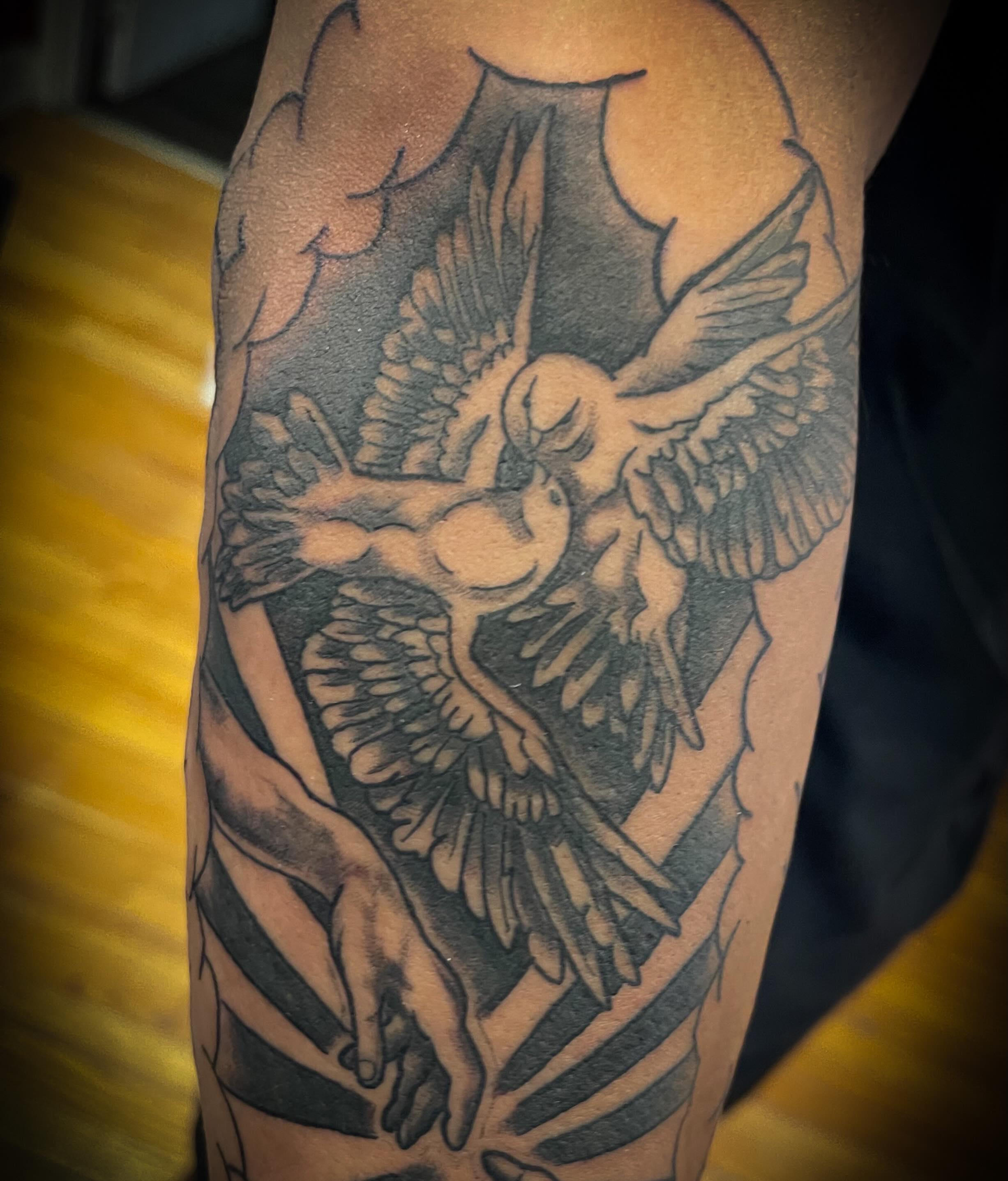 Tattoo by @staceybtattoos — black_and_grey