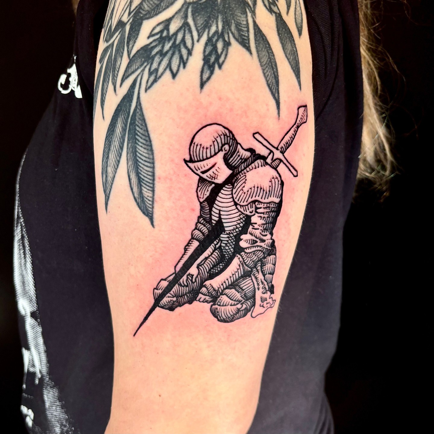 Tattoo by @highsettler โ black_and_grey