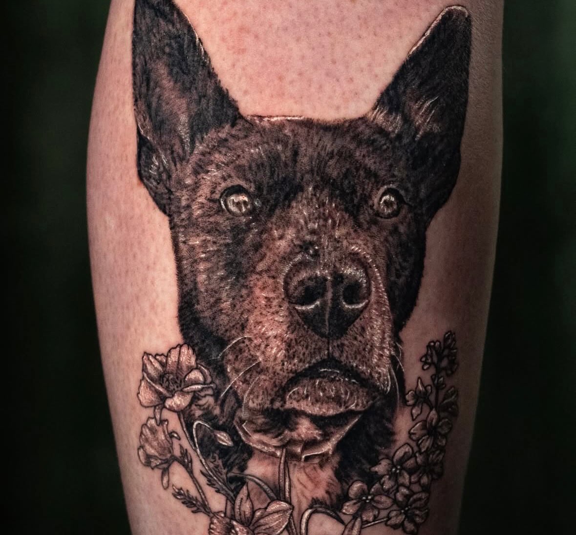 Tattoo by @rick_toiledclovertattoo โ realism, black_and_grey