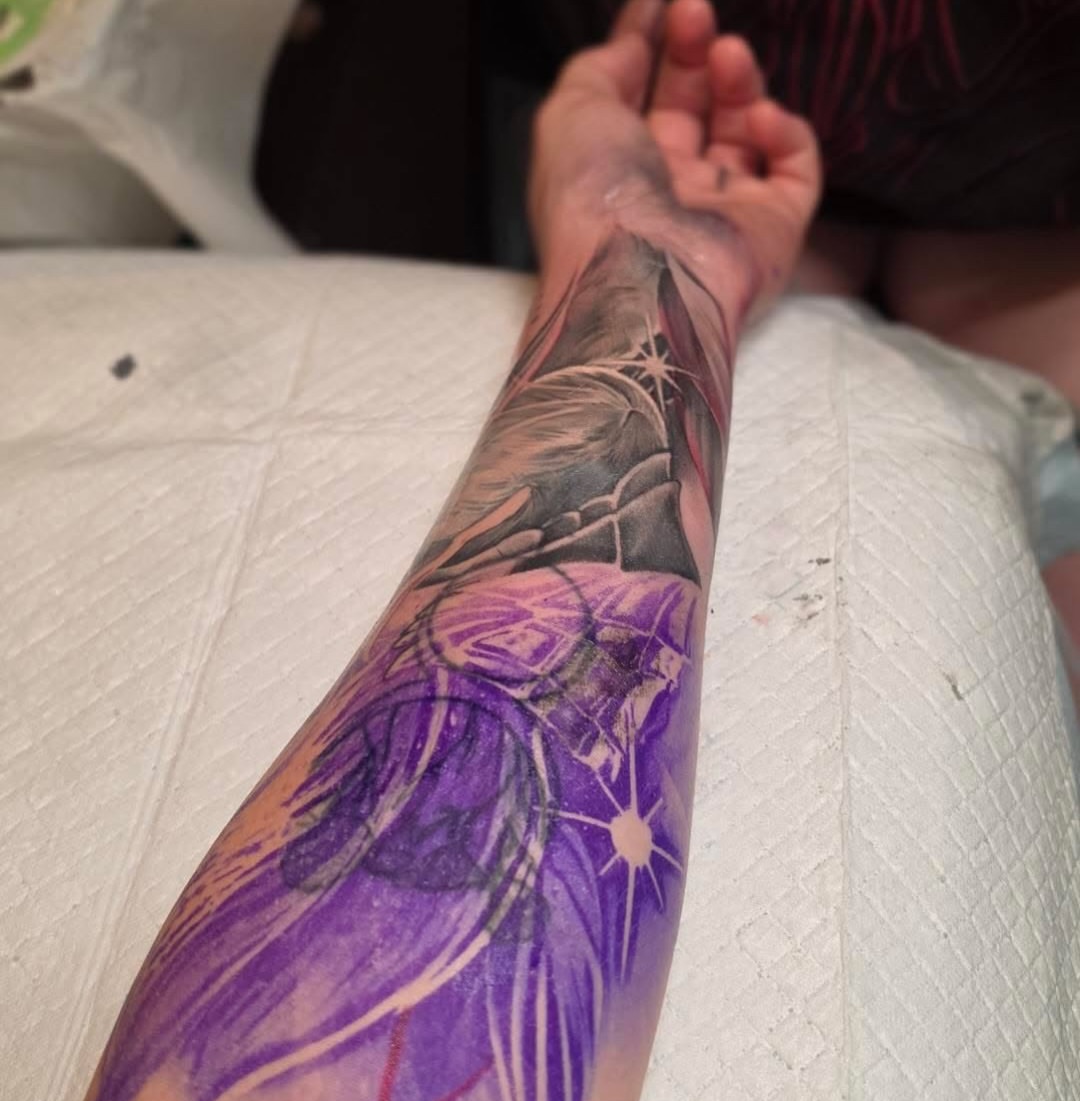 Tattoo by @mystic.markings — dotwork, realism