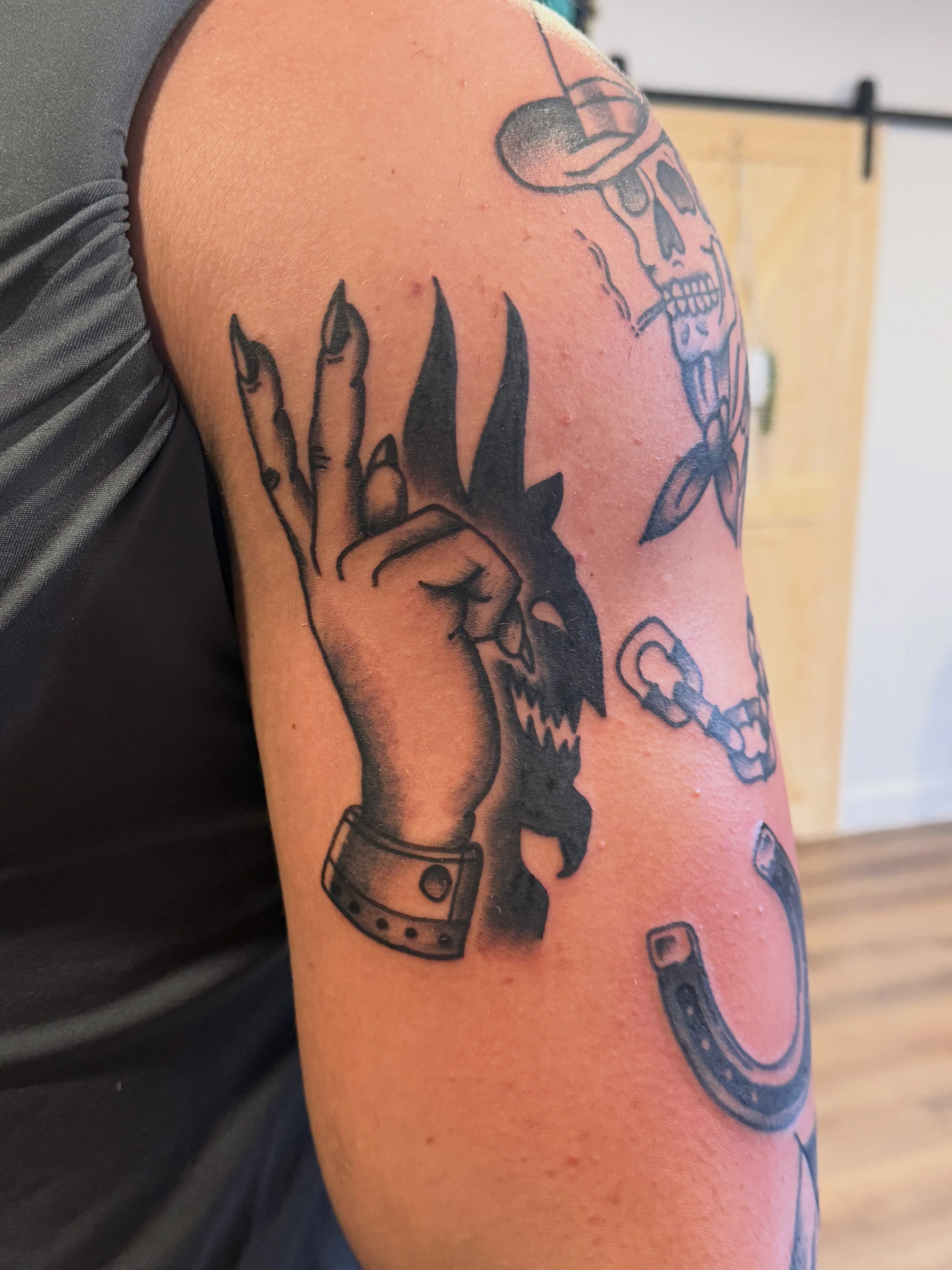 Tattoo by @_krystalwithak_ — black_and_grey